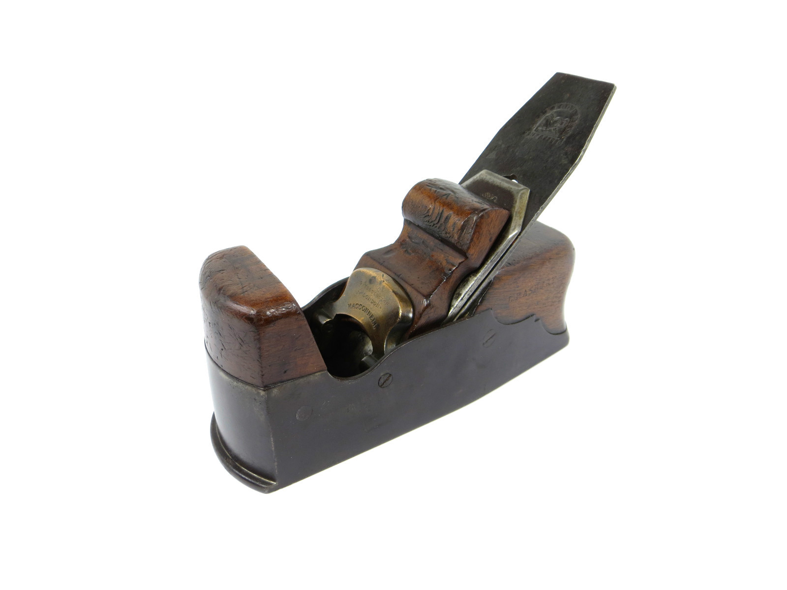 Very Rare Walnut Infill Smoothing Plane By G. Tissington London