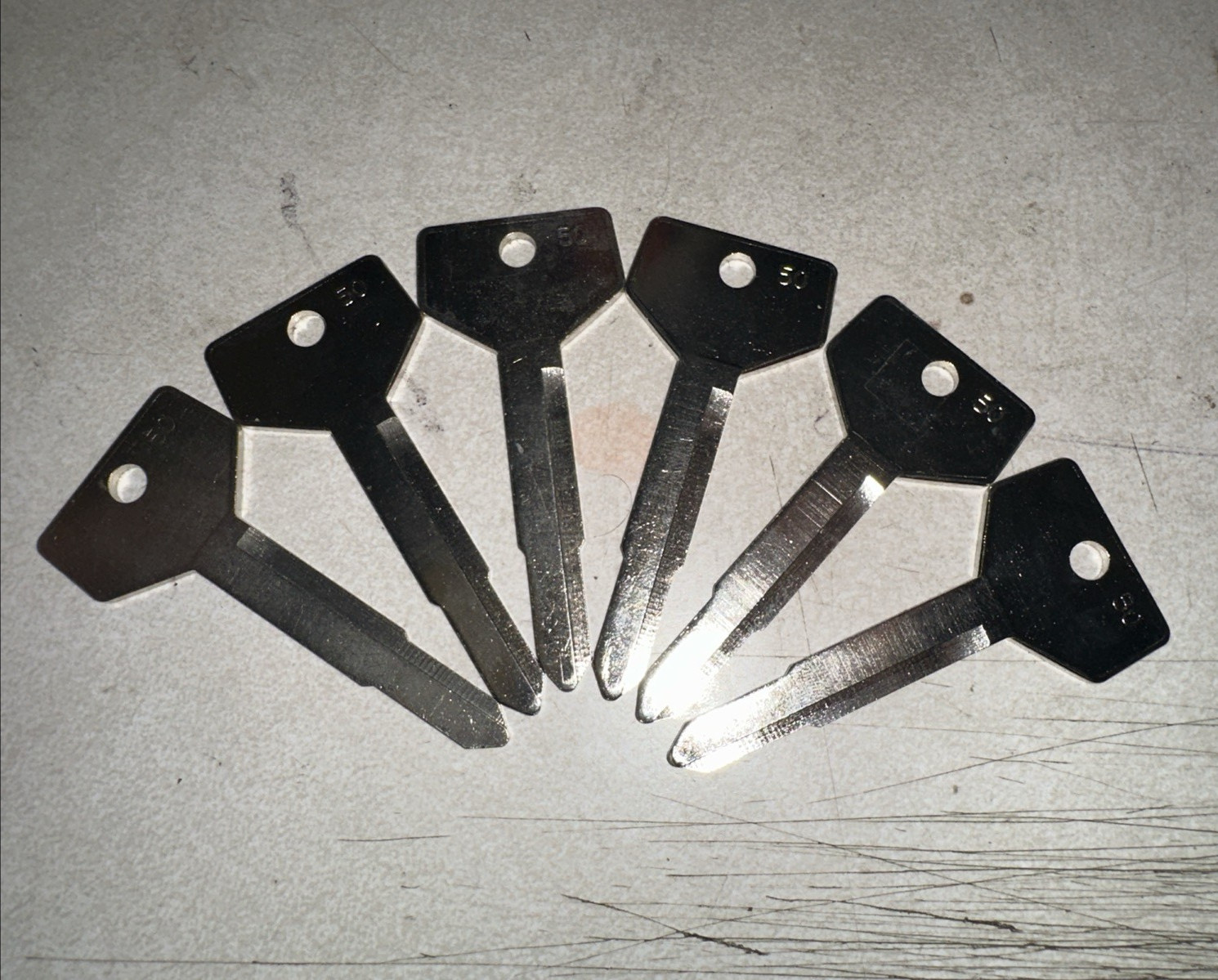 6 Pack of Y107 / 50 Uncut Key Blanks Fits Yale Made by Axxess+