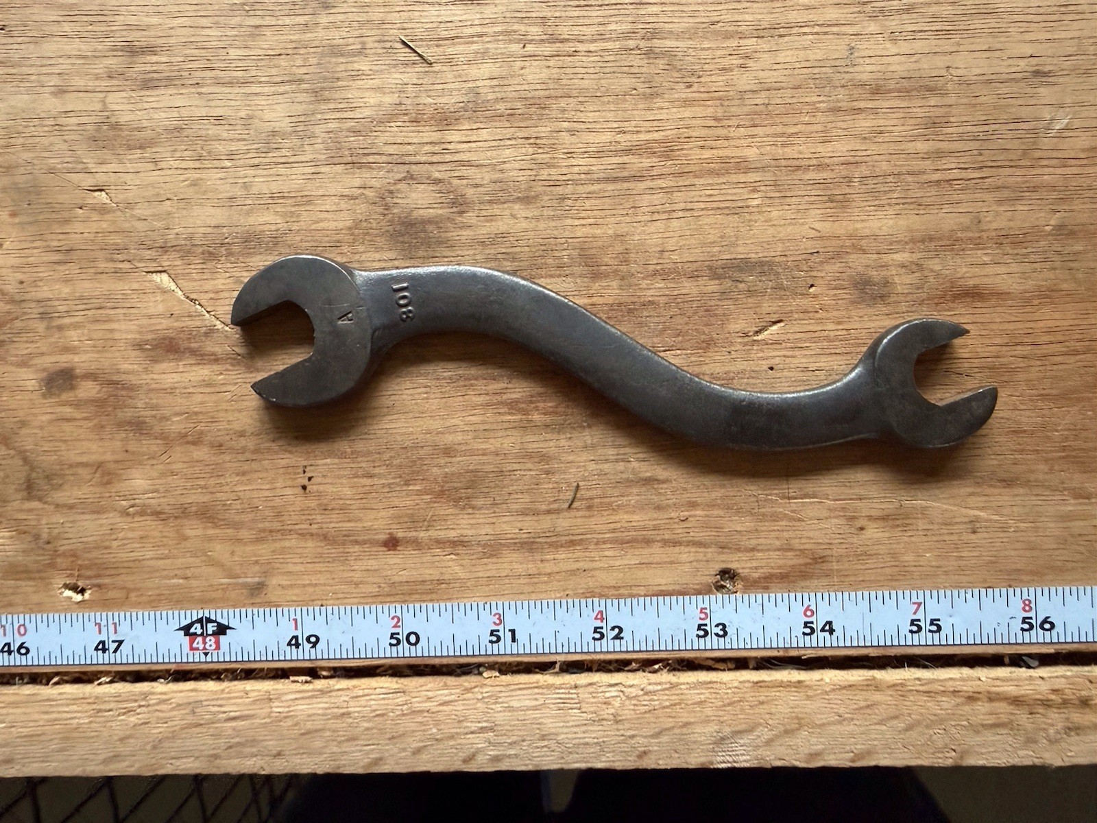 Vintage S Shaped Wrench Marked Lakeside #301 A