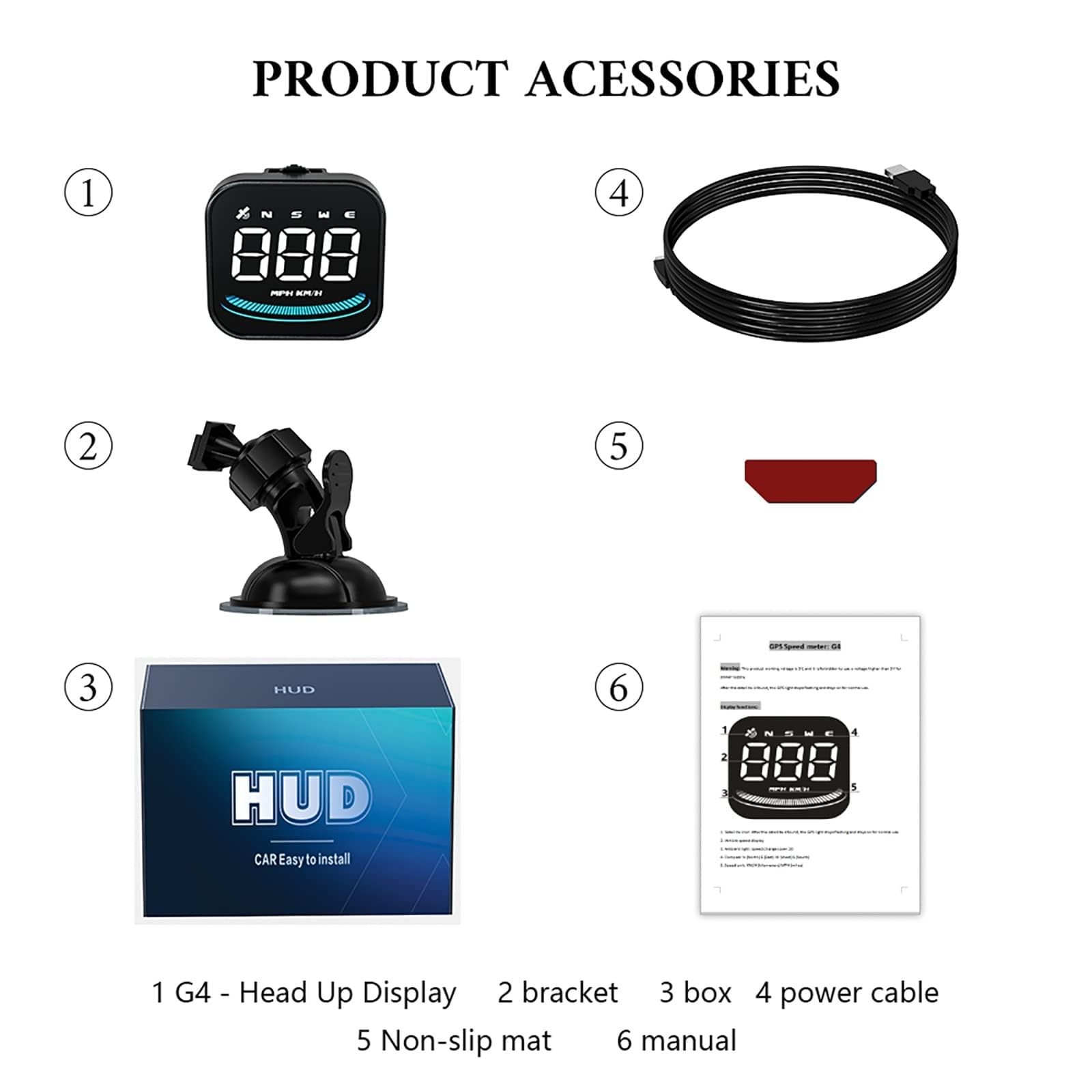 wiiyii GPS Speedometer Digital Speedometer for Ca Universal Heads Up Display,…