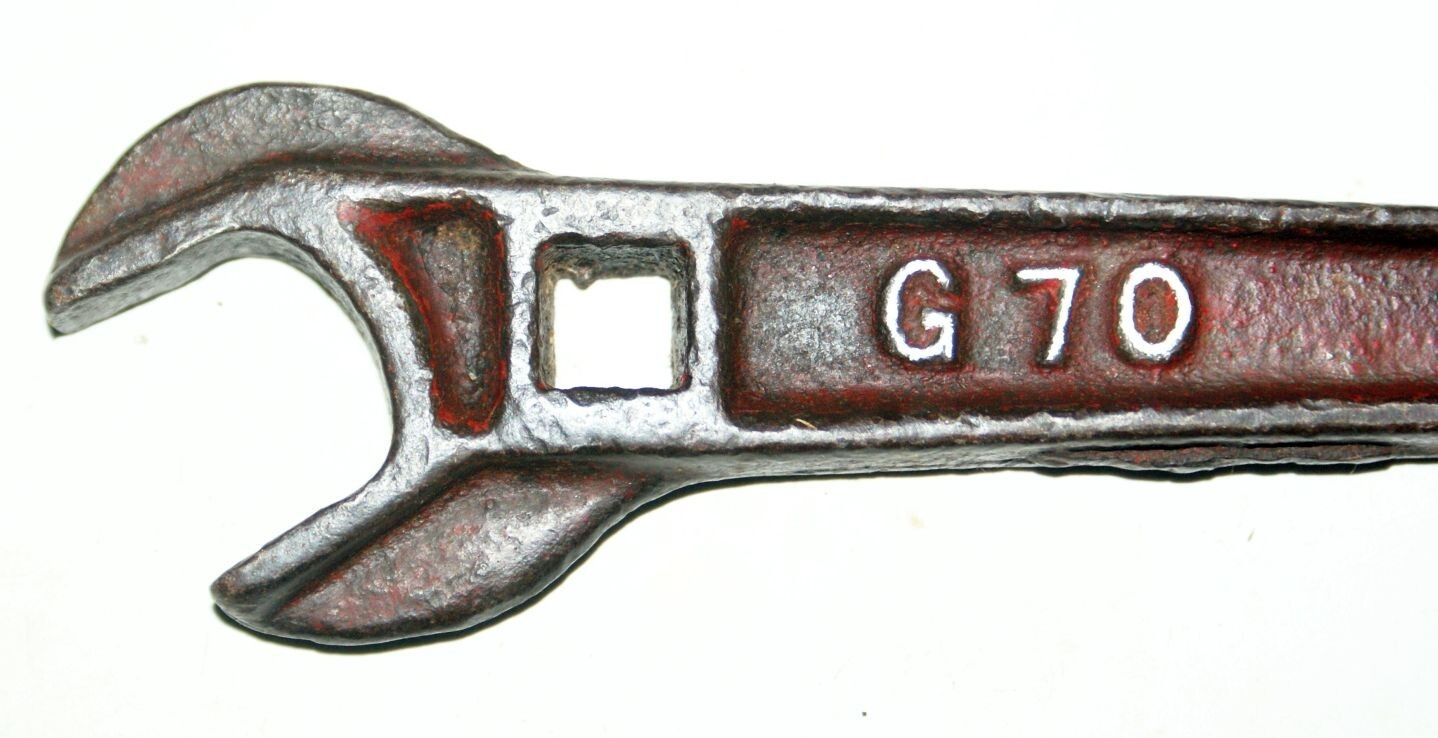 G70 Madison Plow Farm Implement Wrench Tool Old Vintage