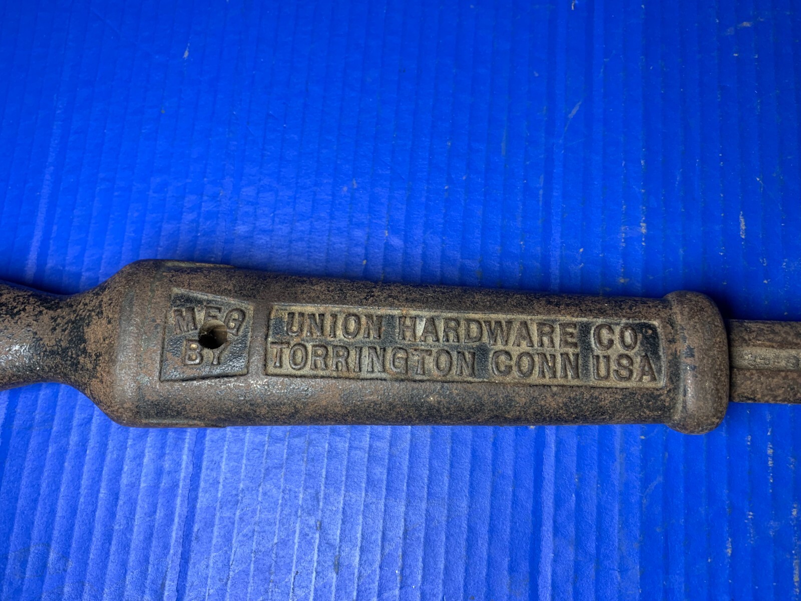 Antique 1910’s-20’s Cyclops Cast Iron Telescopic Nail Puller Union Hardware Co.