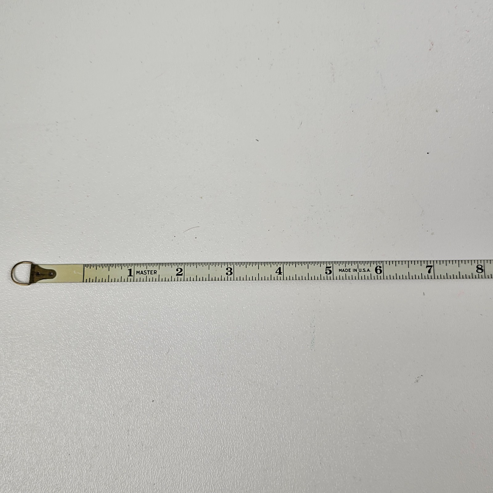 Vintage Lady’s Man 6ft. measuring tape. Master Rule Mfn Co Inc. NYC, Yellow