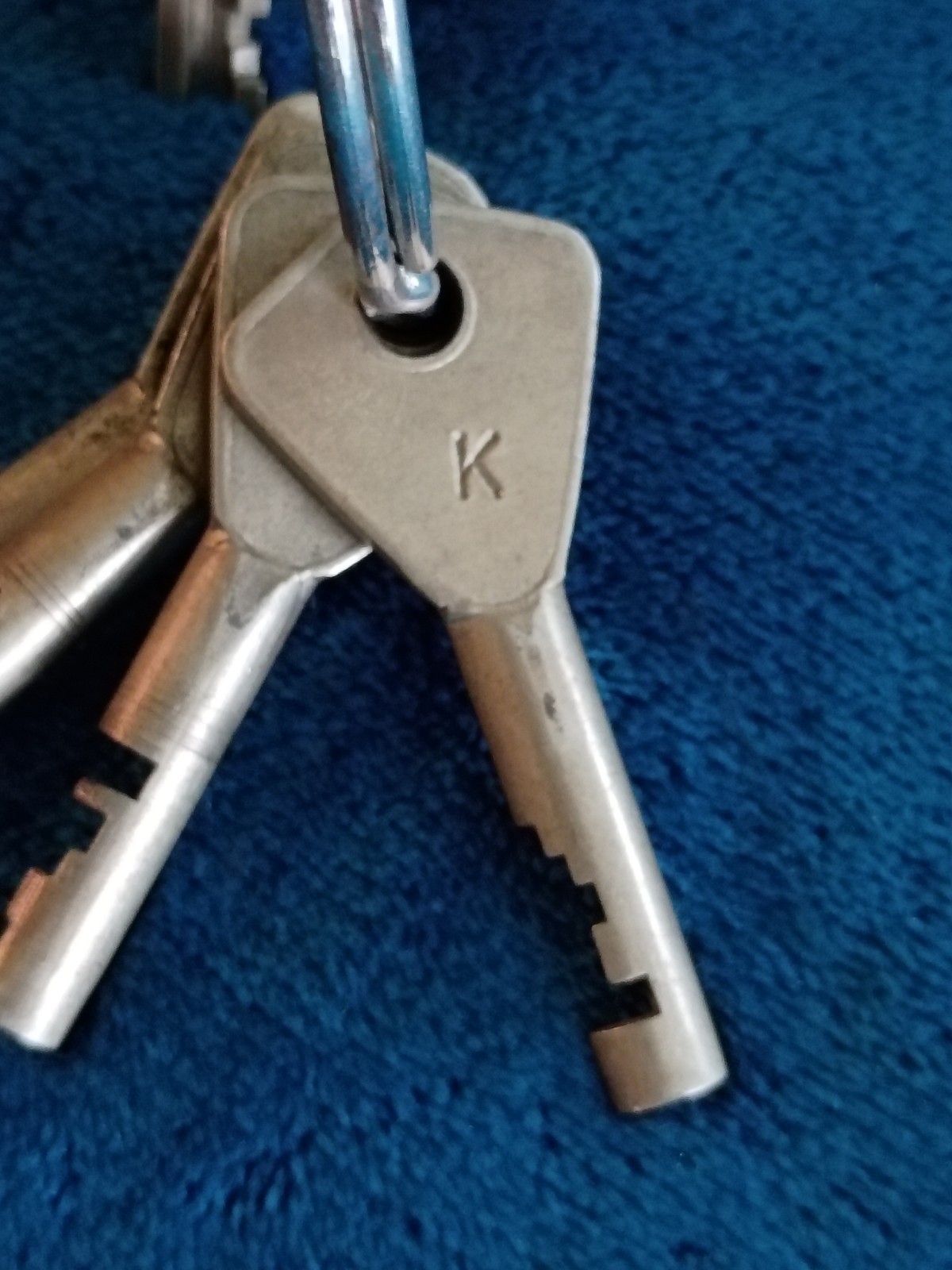 Vtg Abloy Made in Finland Keys Stamped Letters on the Keys Approx. 2.25″.