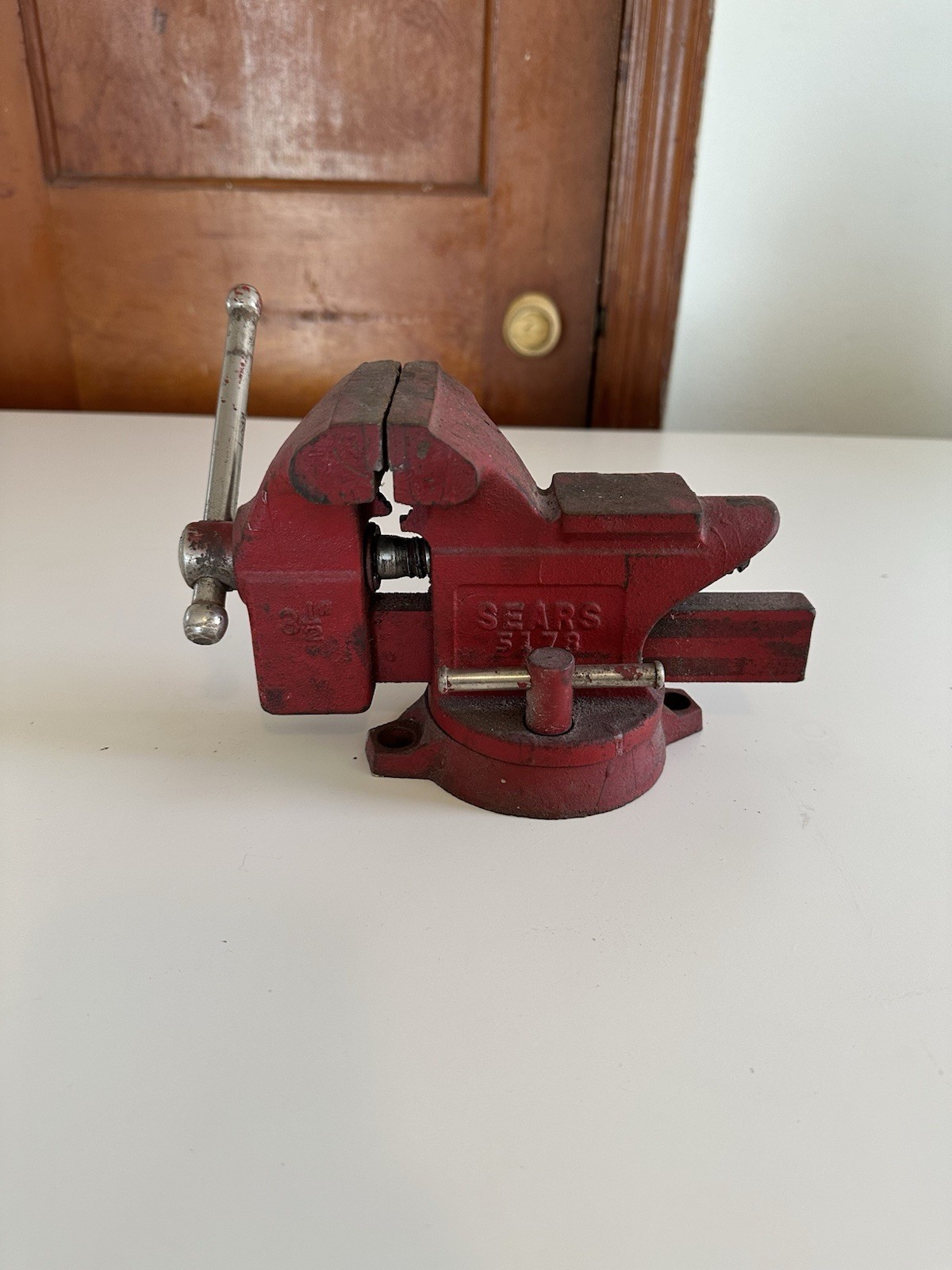 VINTAGE 1/2″ VISE SWIVEL BASE PIPE CLAMP 5178