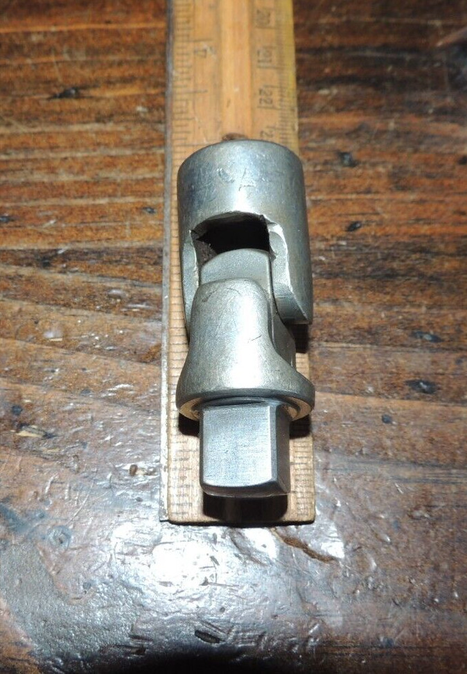 VTG. A-760 Bonney Universal Joint Swivel Socket Adapter 1/2″ FEMALE X 1/2″ MALE