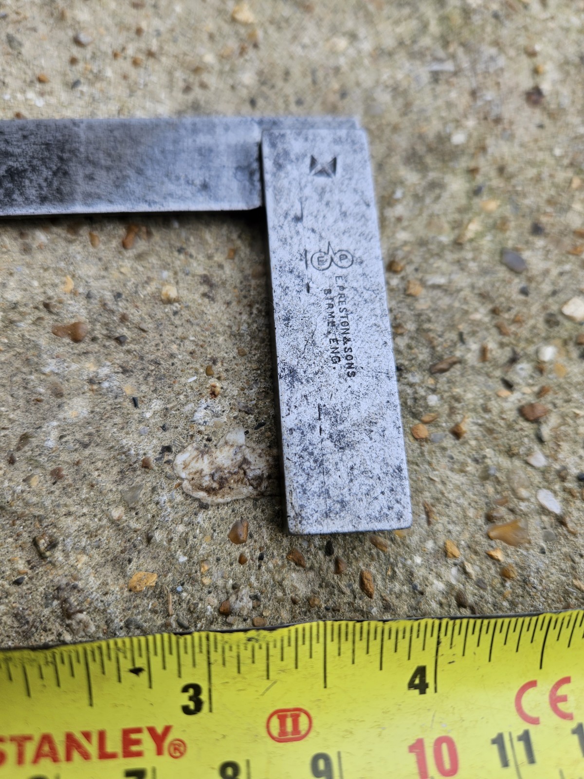 Small Vintage Edward Preston Precision Square