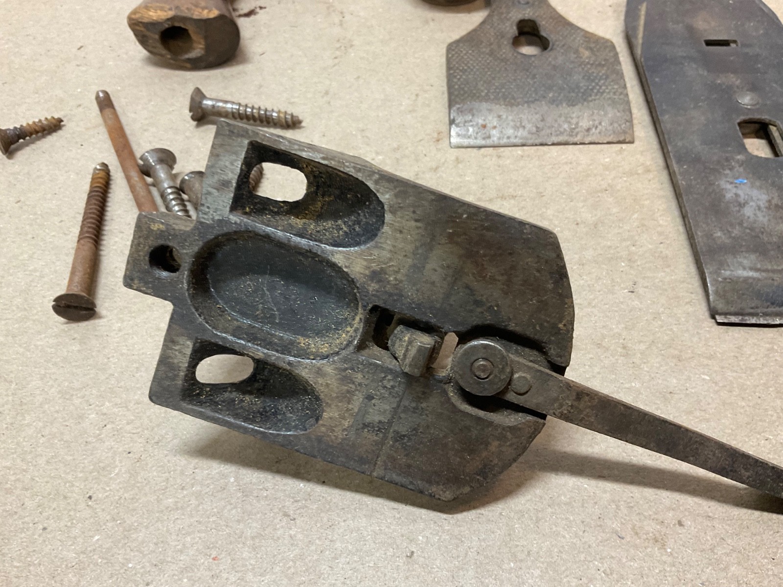 PARTS Vintage Stanley № 28 Wood Bottom Transitional Fore Plane PARTS ONLY