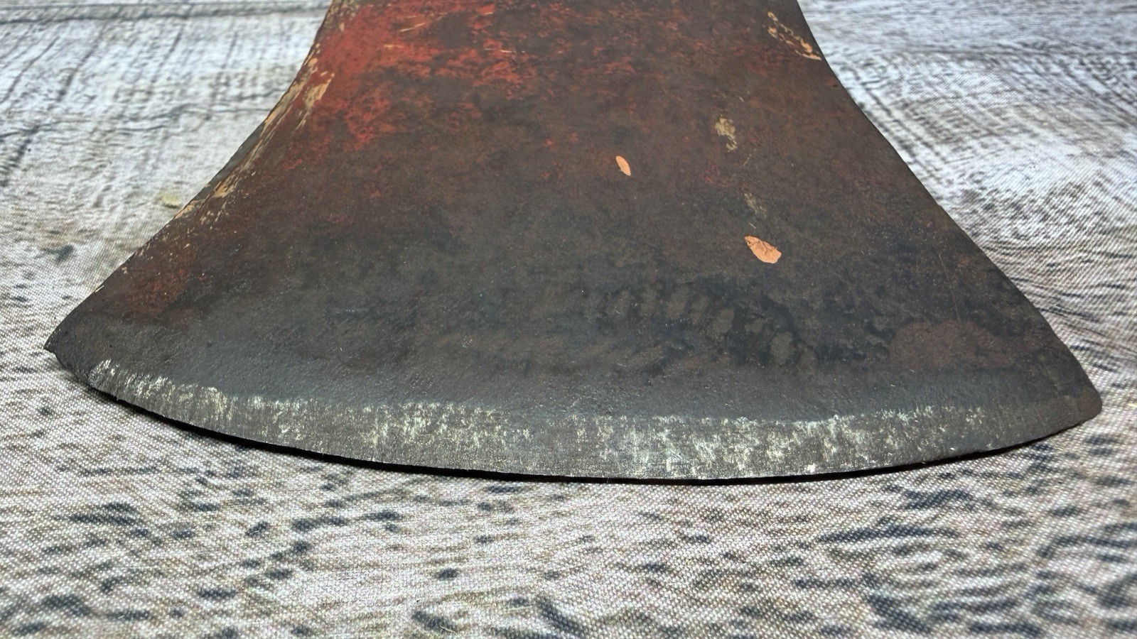 Vintage Unbranded 4-1/2” Single Bit Axe Head 3lb 6.9oz