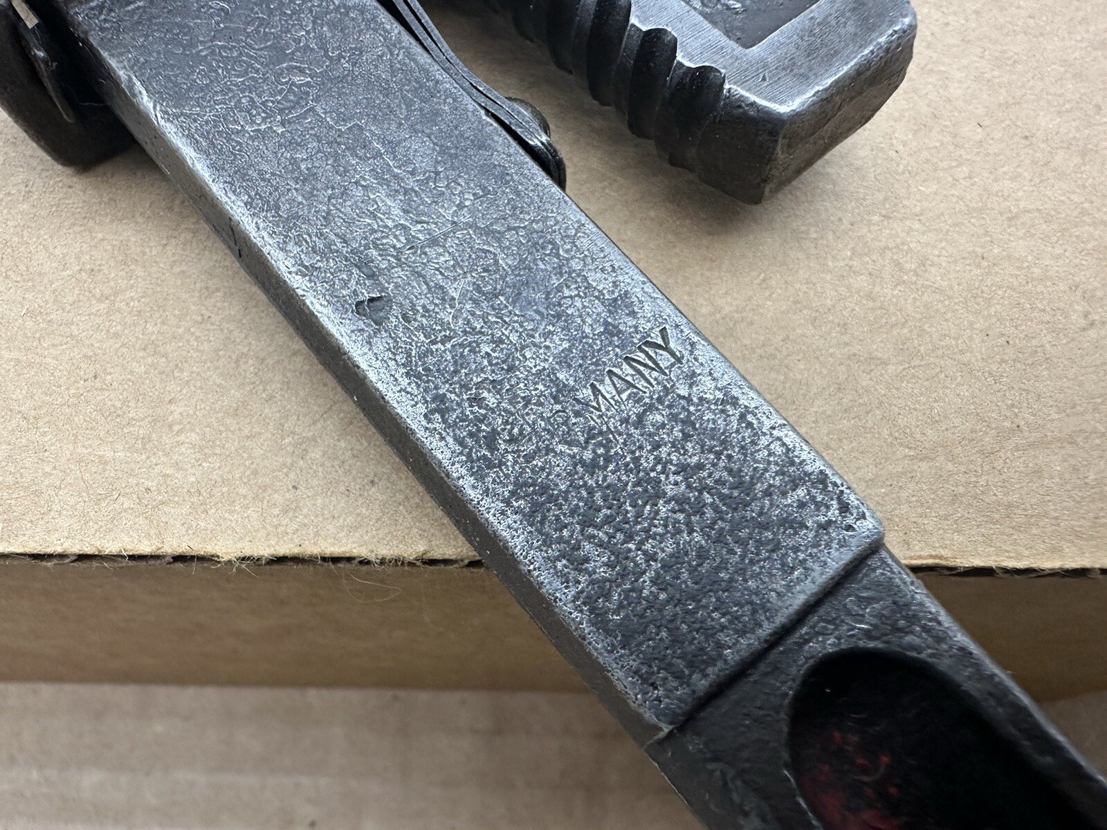 Vintage (Dunlop?) Pipe Wrench #14 14inch Made in Germany Drop Forged Steel GUC