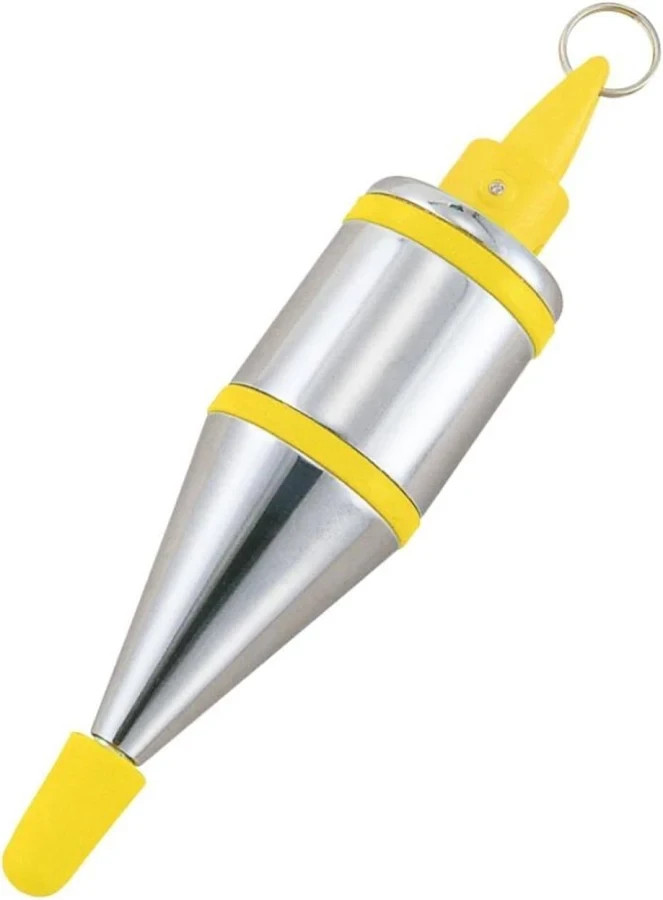 TAJIMA P-QB400 14 oz (400g) Plumb-Rite Plumb Bob – Quick-Stabilizing Cap New