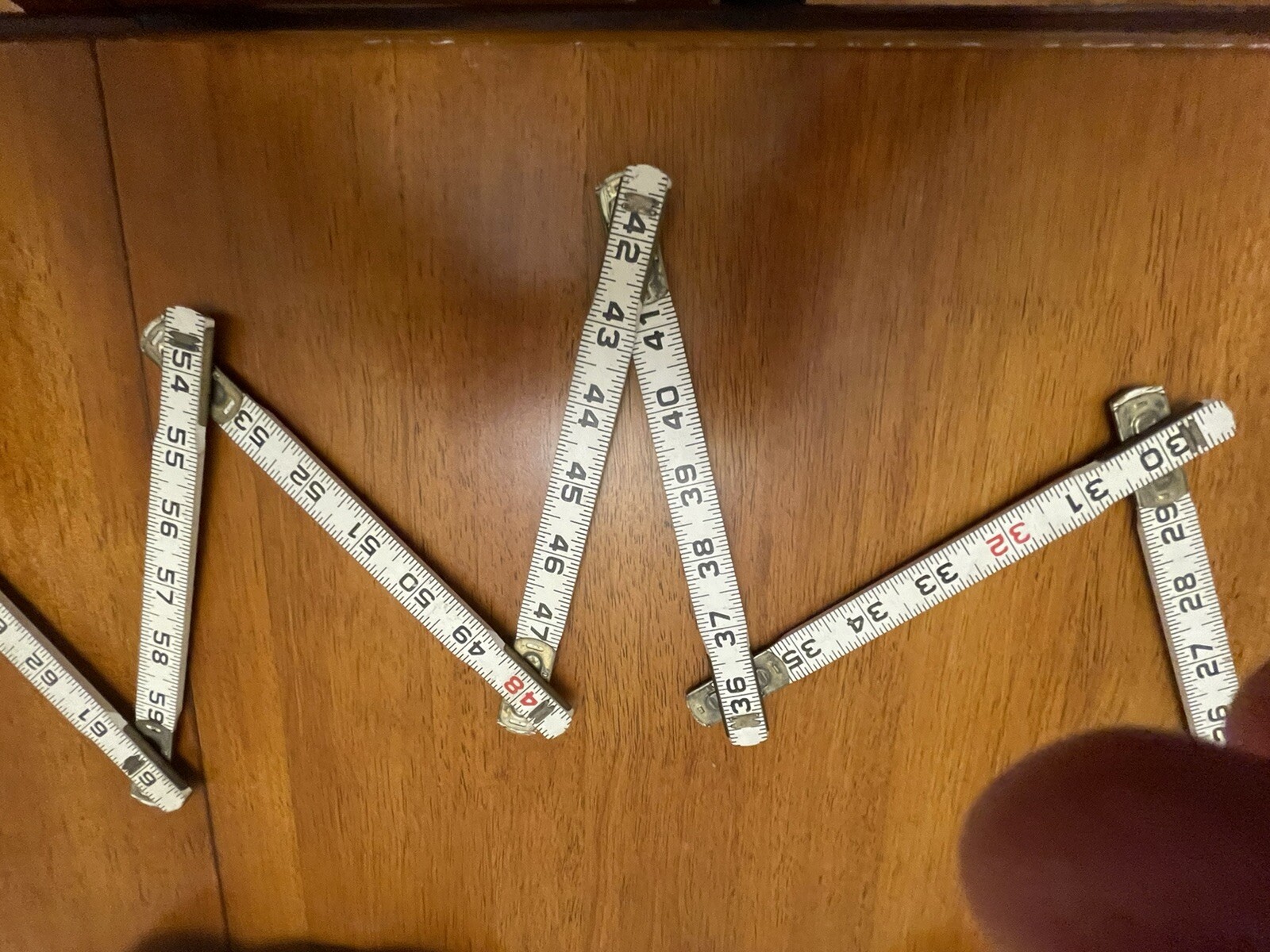 RIGID Model 619 6′ Folding Rule The Ridge Tool Co. Elyria, Ohio Made In USA