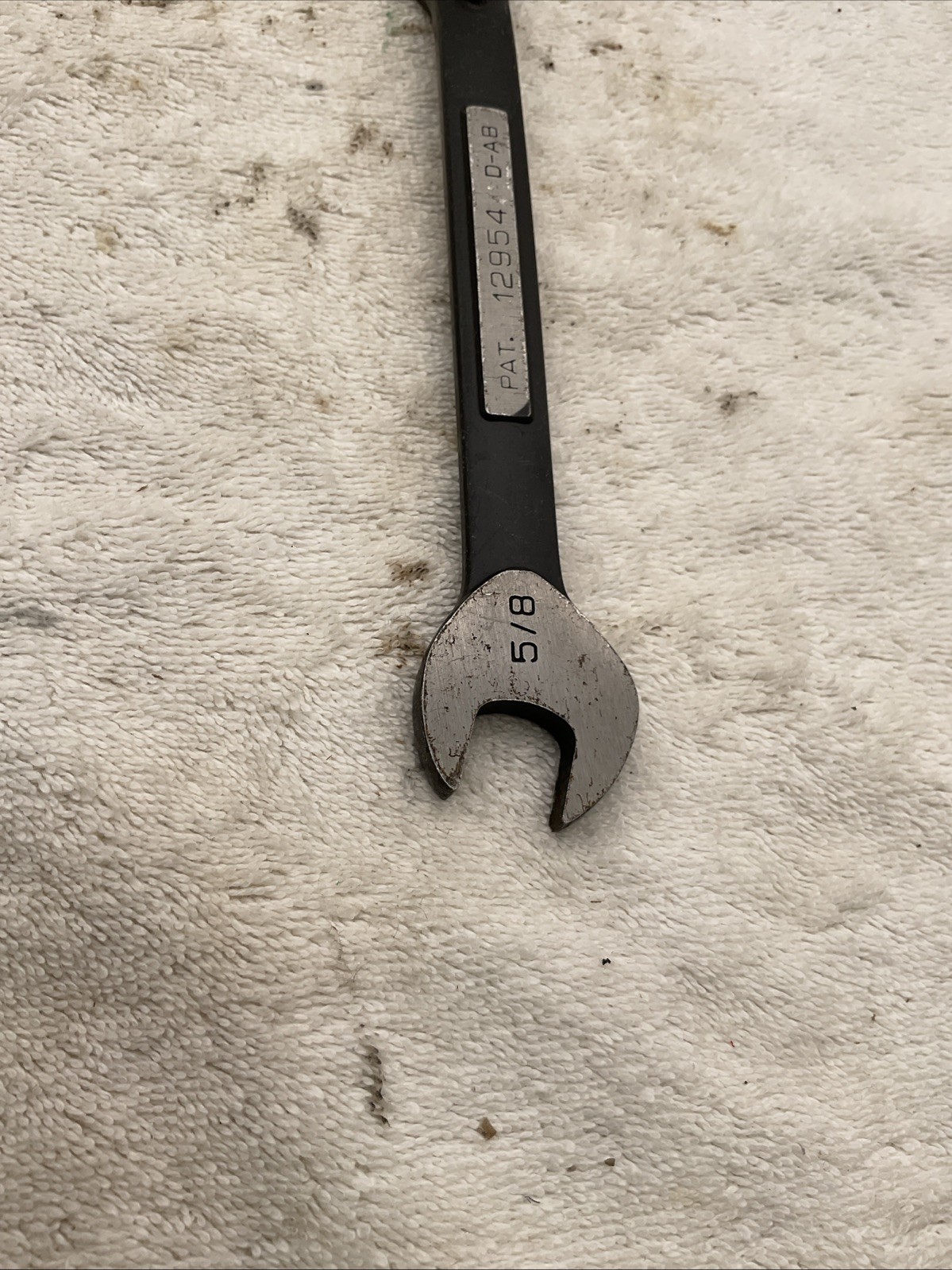 Vintage Craftsman 5/8 Combination Wrench Pat. 12954 D-AB Made In USA!!S1