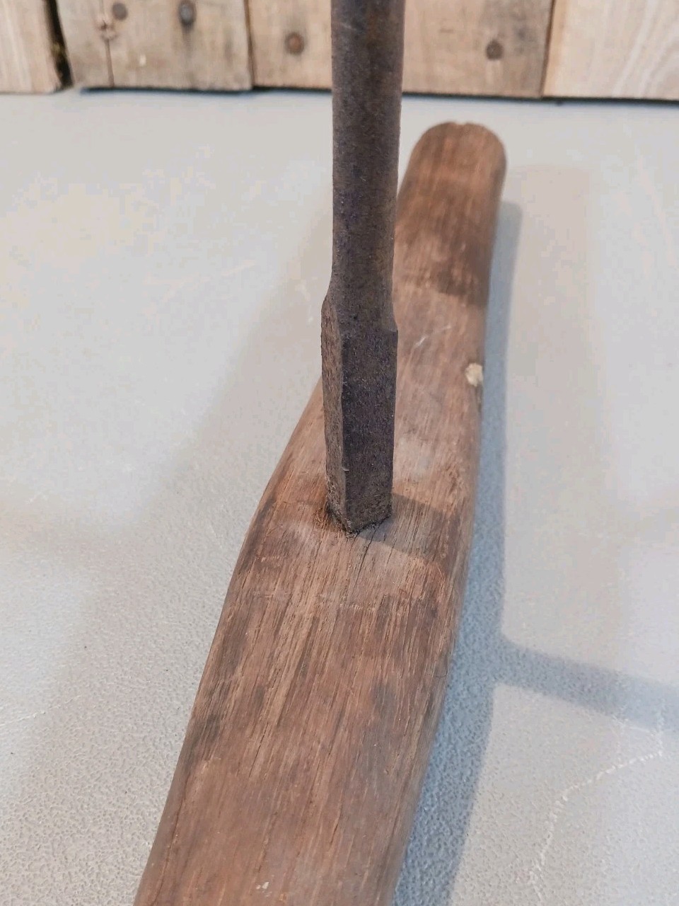 1.25″ Antique Hand Auger Barn Beamer Hole Hand Twisting Drill Manual Wood 15×16