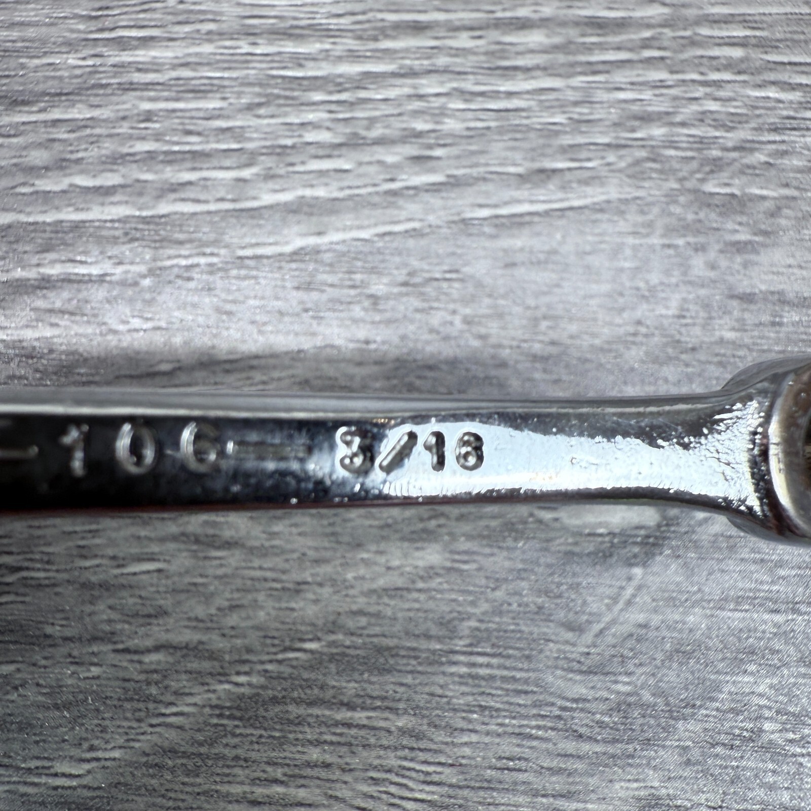Vtg Armstrong Tools Wrench ASA Armaloy 3/16 x 3/16 #25-106 Mini 3″L Wrench