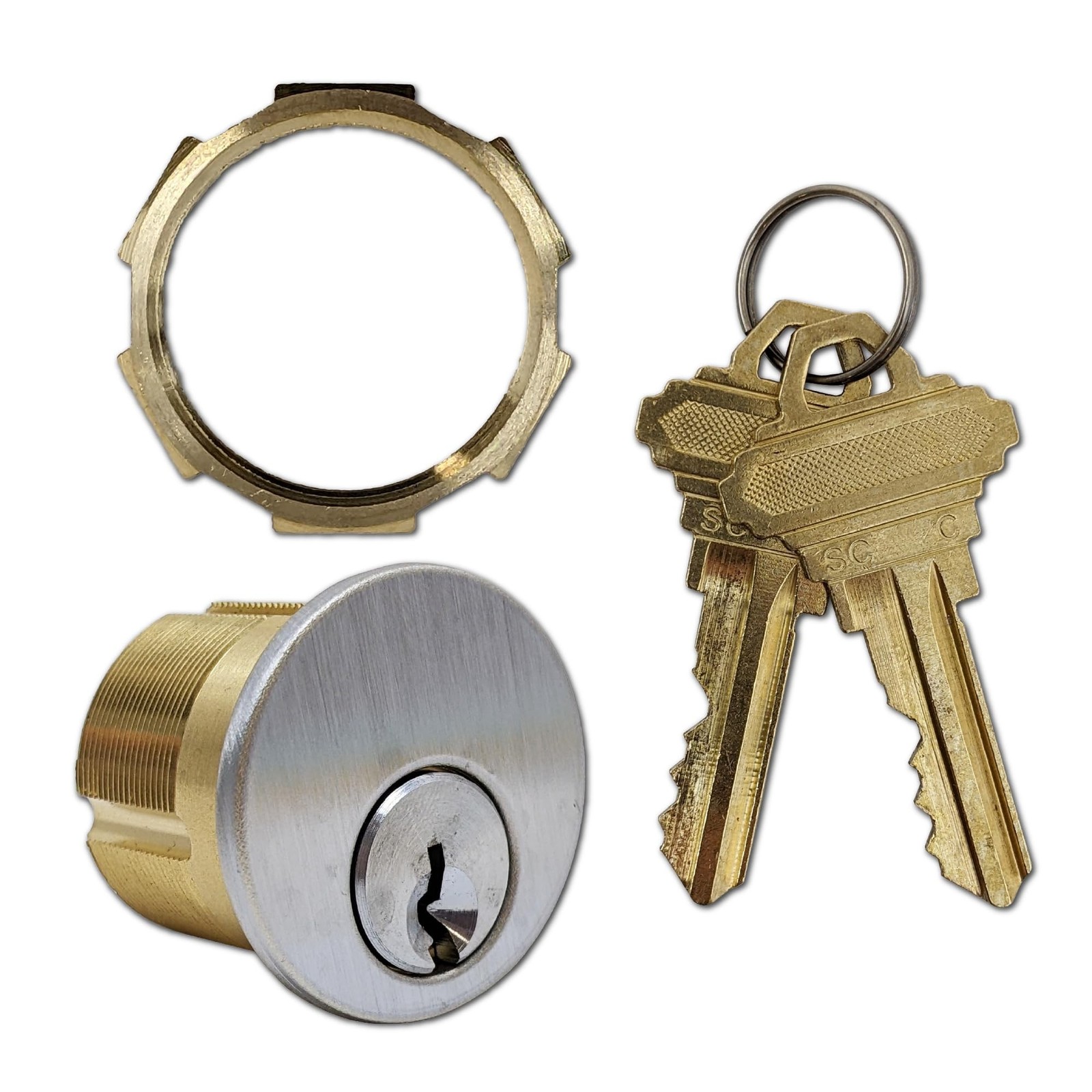 Summit Doorware Mortise Lock Kit for Detex Alarm Locks – 1-1/8″ SC1 Keyway