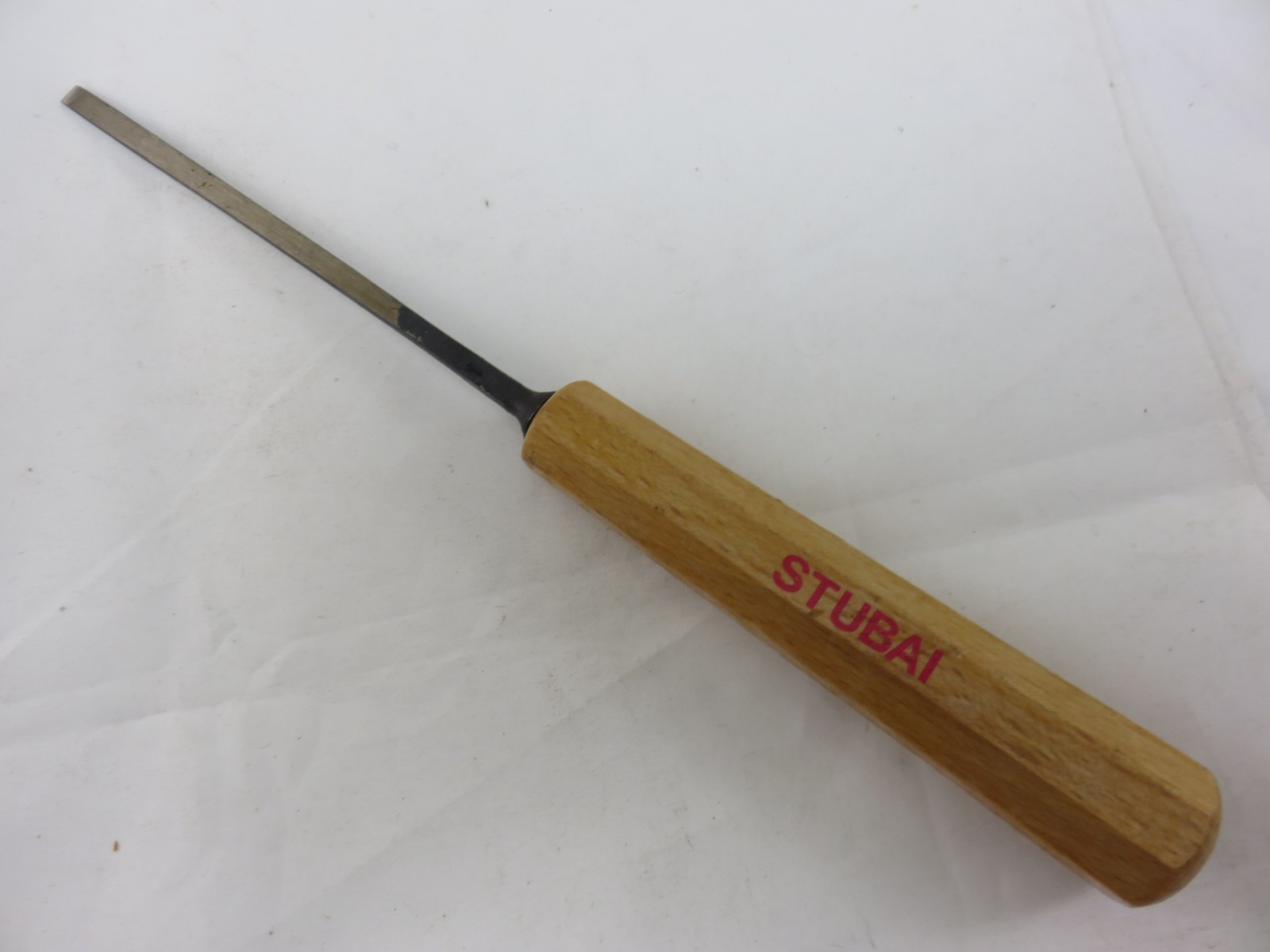Stubai #1 Sweep 1 Straight Chisel Wood Carving Tool 4mm Austria UNUSED