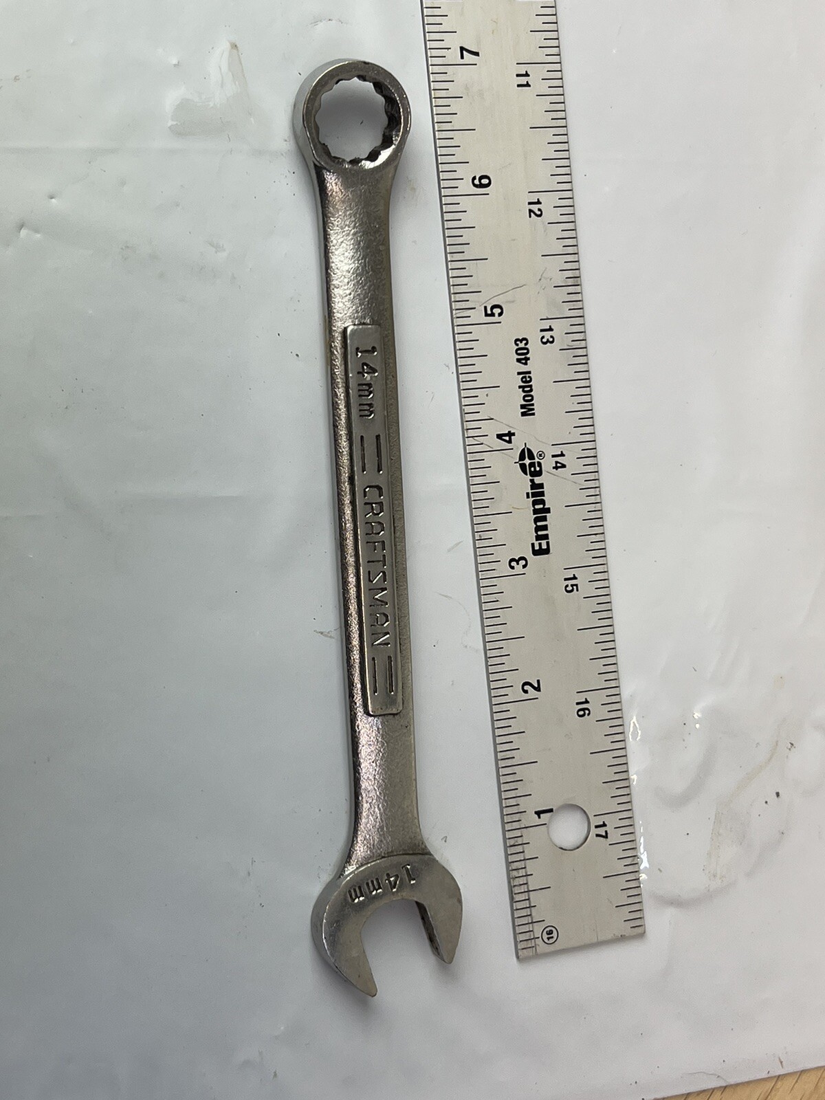 Vintage Craftsman Tools 42918 -14mm Combination Wrench 12 Point -VA- Series USA