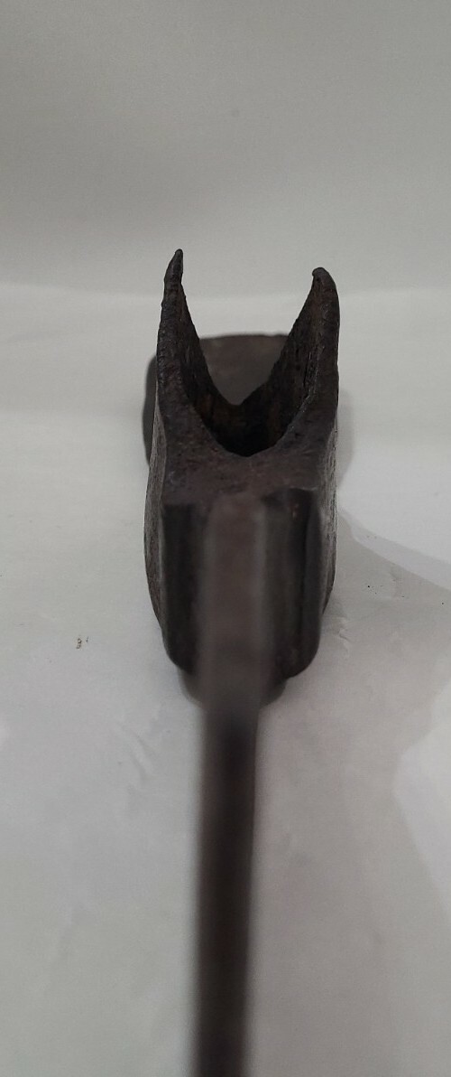 Vintage Mattock Grub Axe Head Hoe pick Rare hard to find old rusty farm tool