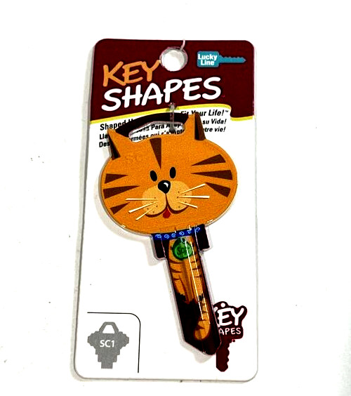 Fun Keys Blanks Cat Flowers Wine Skull (4-Pack)
