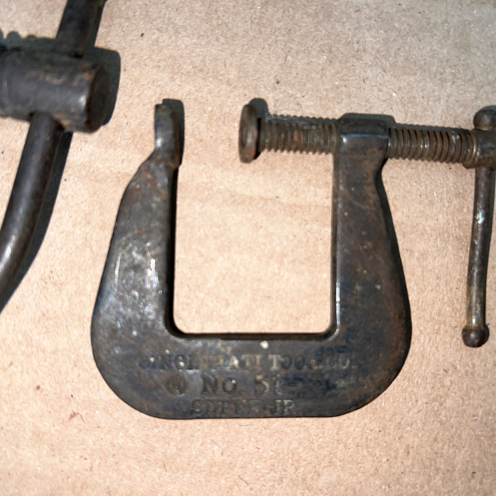 Lot Of 6 Cincinnati Tool Company Super Junior 54, 53, 51 And Junior Clamp 551
