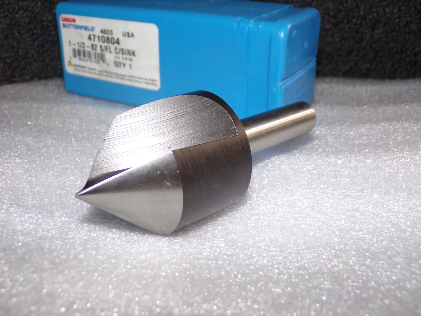 Union Butterfield Flute Machine Countersink 6005629 1-1/2” 3 7/8” Length (G)