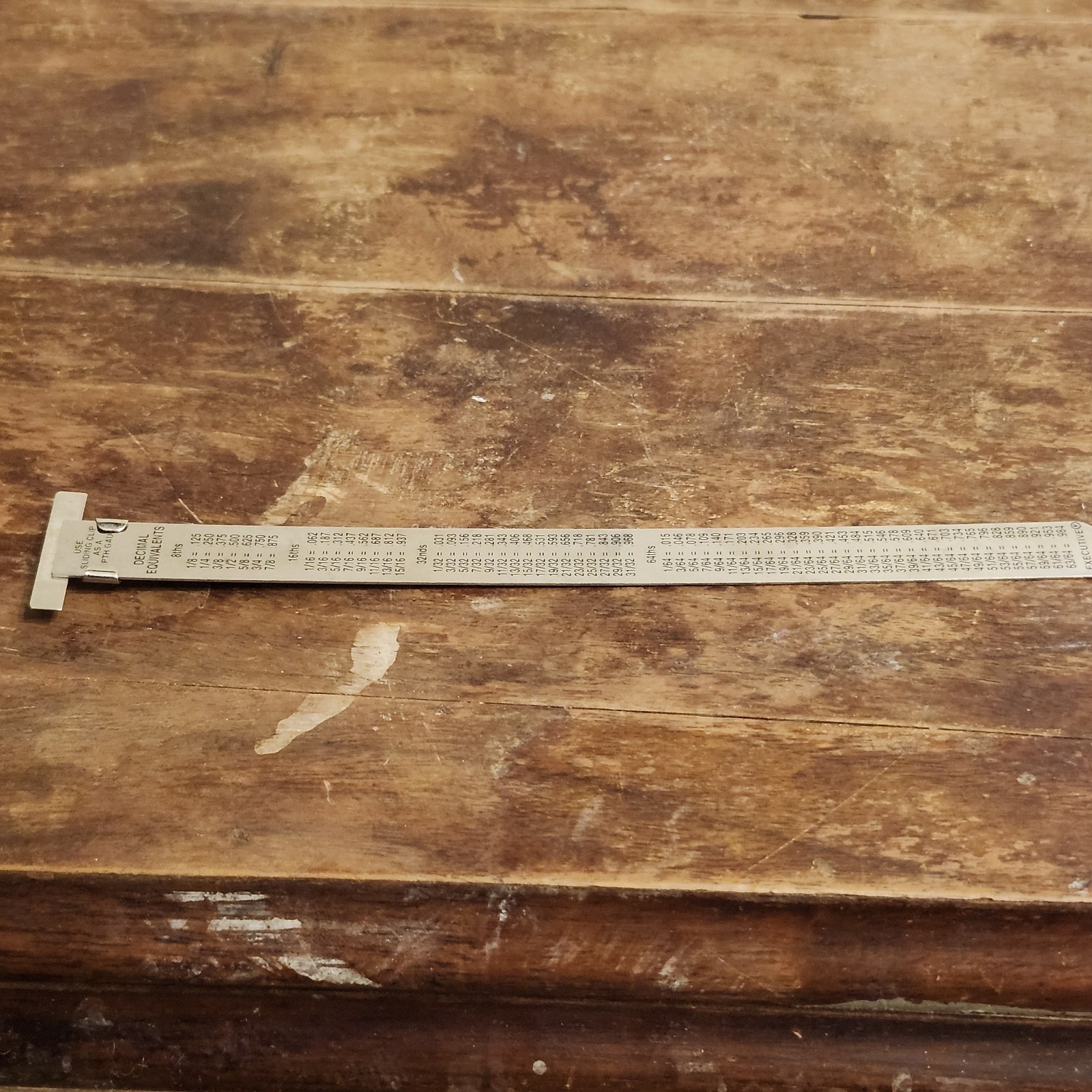 John Crain Systems Stainless Steel 6” Ruler Sliding Depth Gauge Executive USA