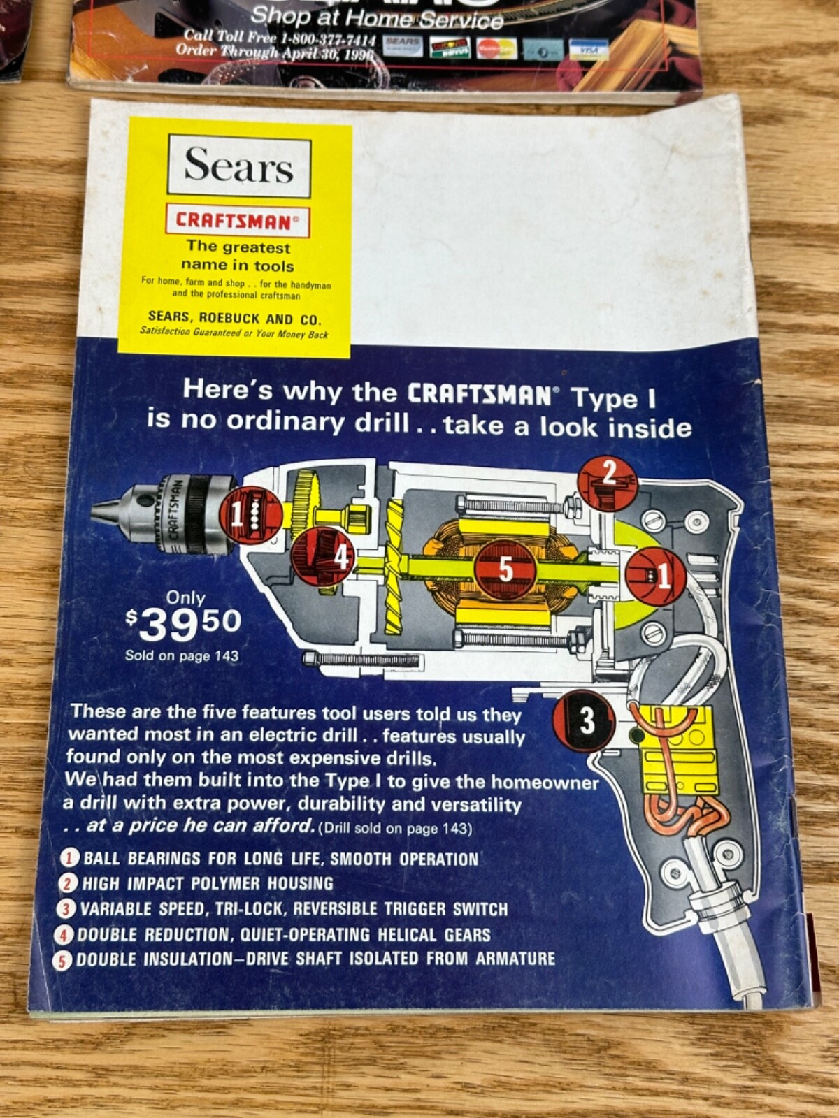 Lot of 4 Vintage Catalogs Sears Roebuck Craftsman 1973 1974 1995 1996 2000
