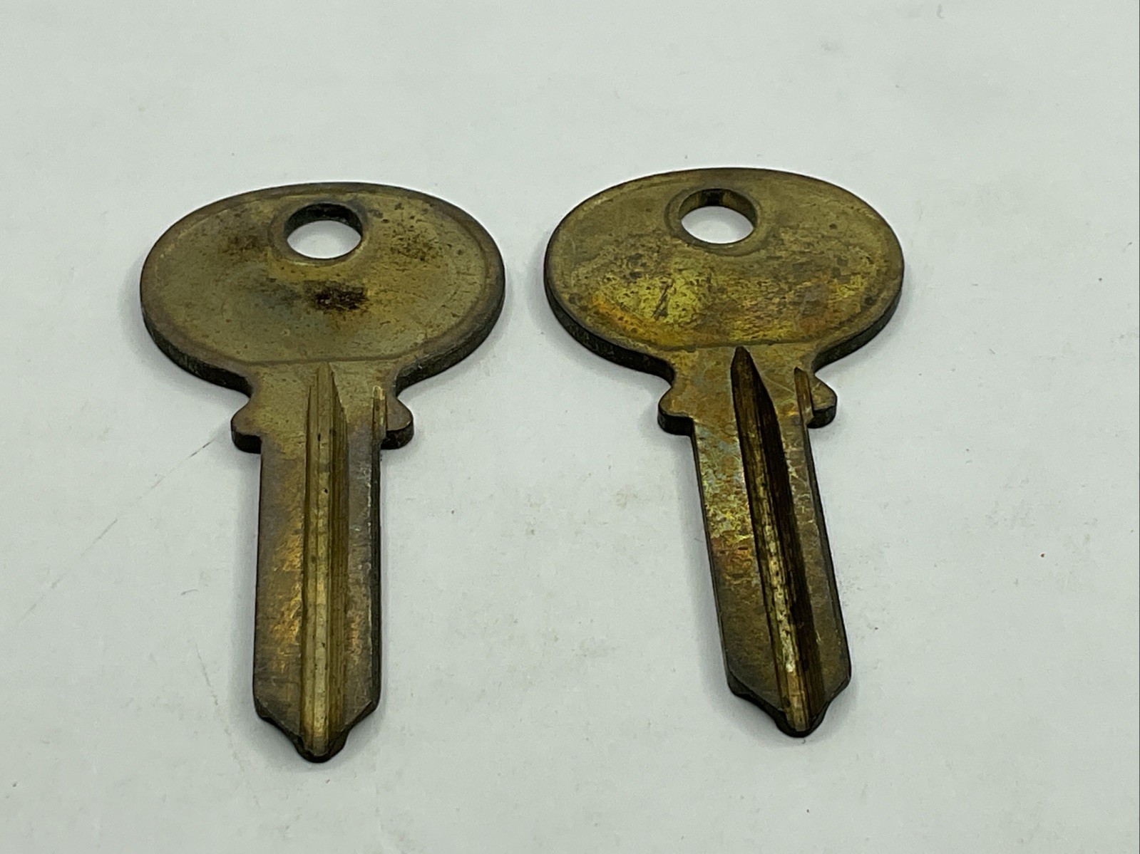 Curtis Industries NOS Key Blank Lot Of 2 Uncut F1 Brass CK25 A