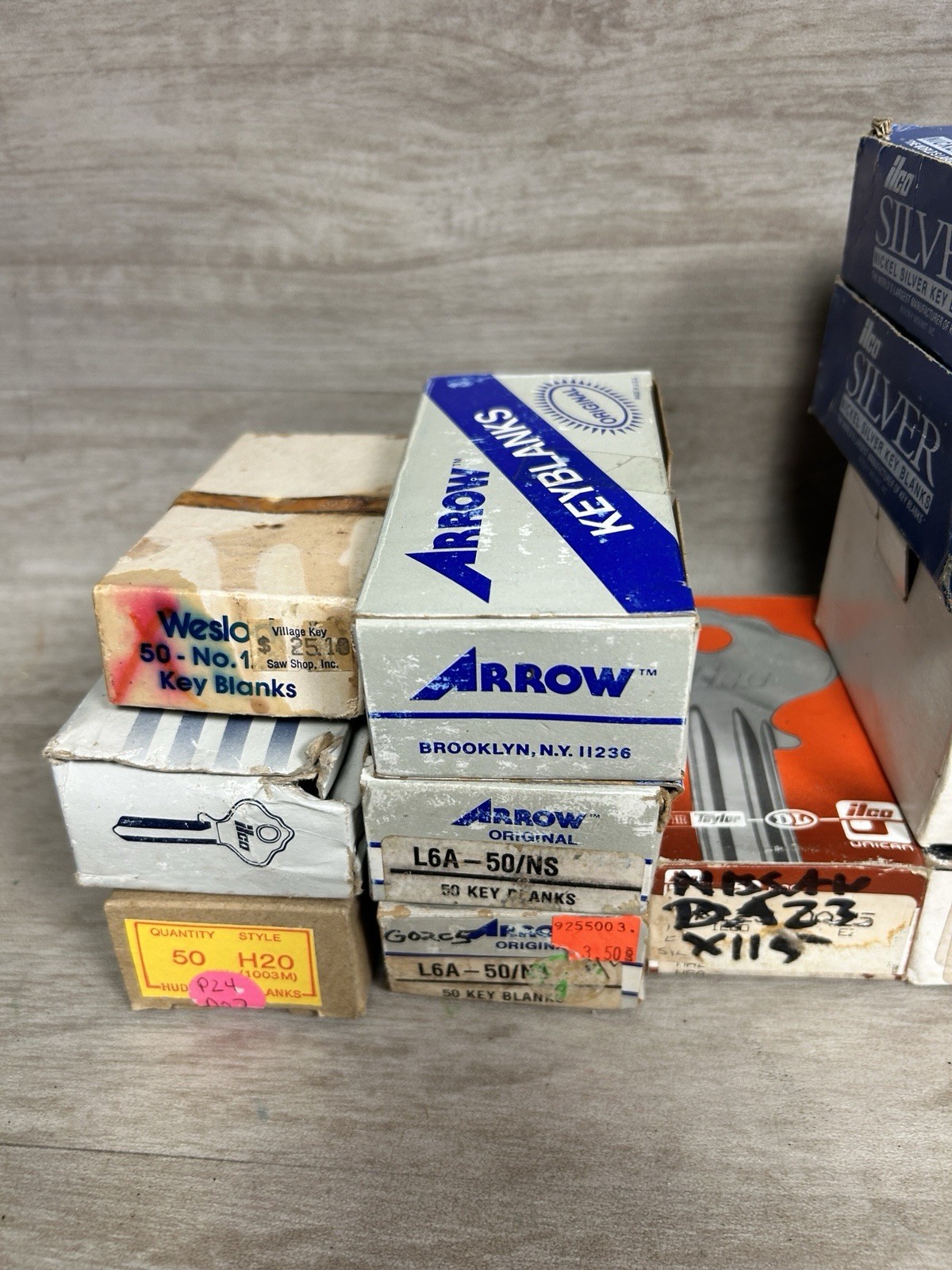 Vintage 85 Lbs UNCUT Key Blank Supply Lot Commercial Residential Mixed Brand
