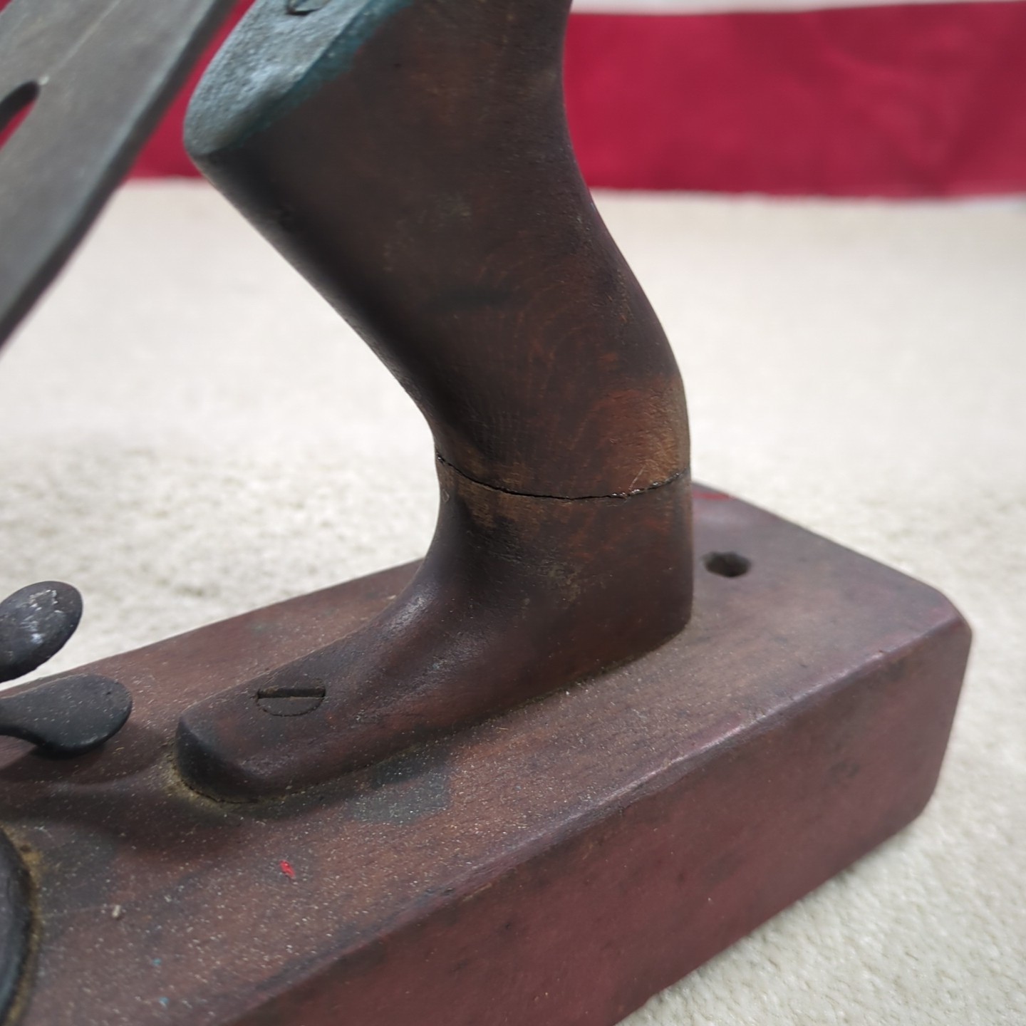 Atq. Stanley No. 127 Liberty Bell ‘Transitional’ Jack Plane Hand Painted USA