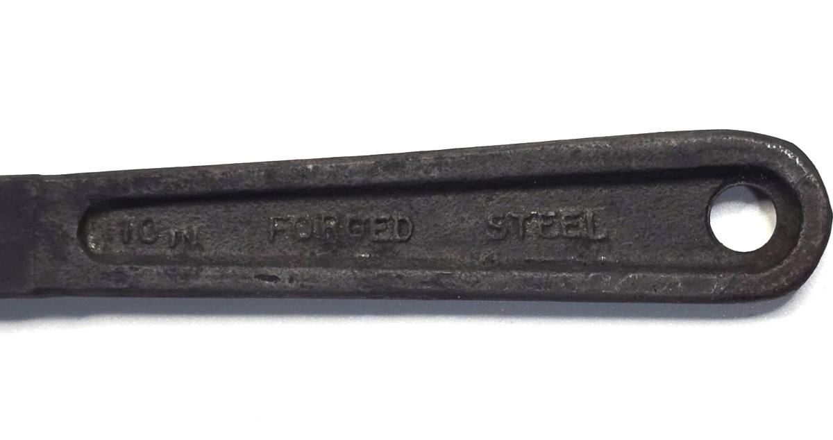 Vintage STILLSON 10 inch Pipe Wrench by Erie Tool Works
