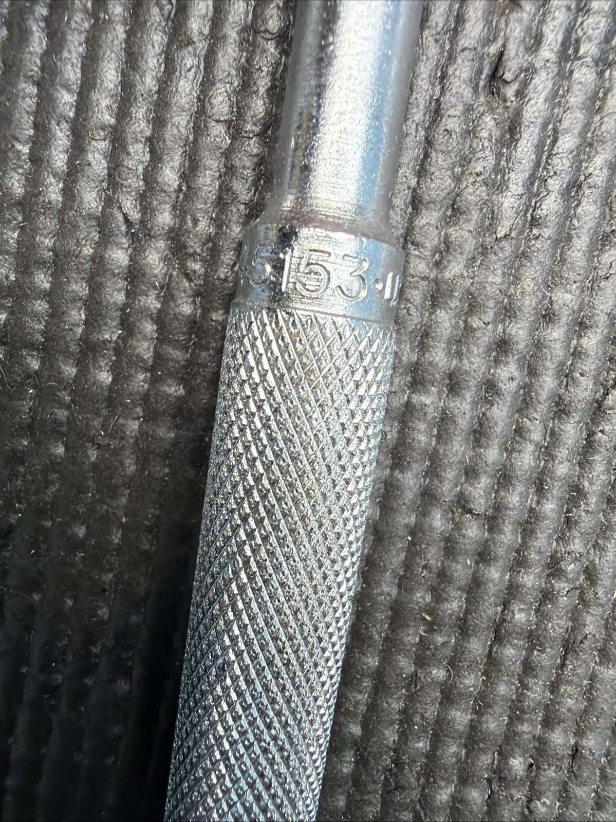 S-K Tools Made in USA 45153 8″ 3/8″ Drive Flex Breaker Bar NOS Knurled Handle