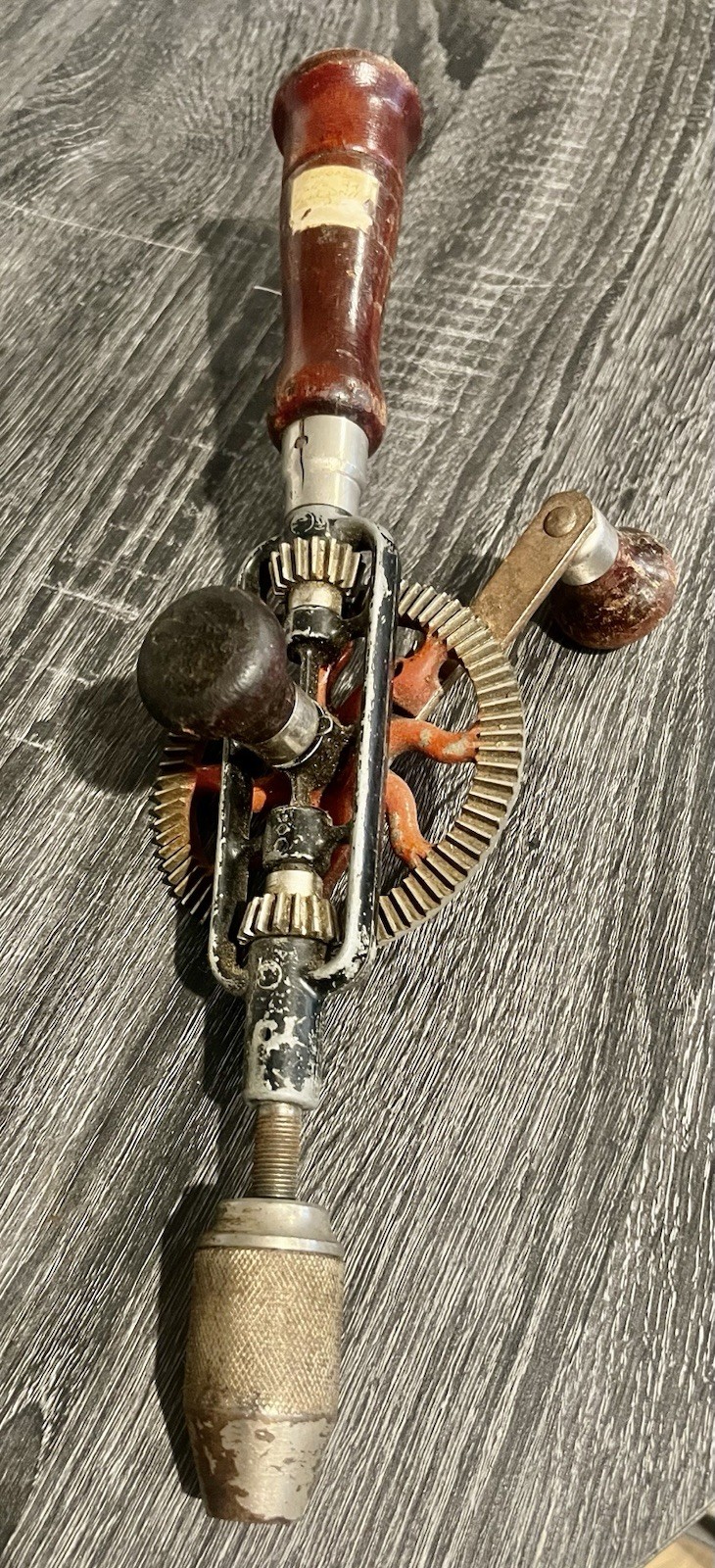 FINE MILLERS FALLS 2A ANTIQUE / VINTAGE EGG BEATER /HAND DRILL – USA