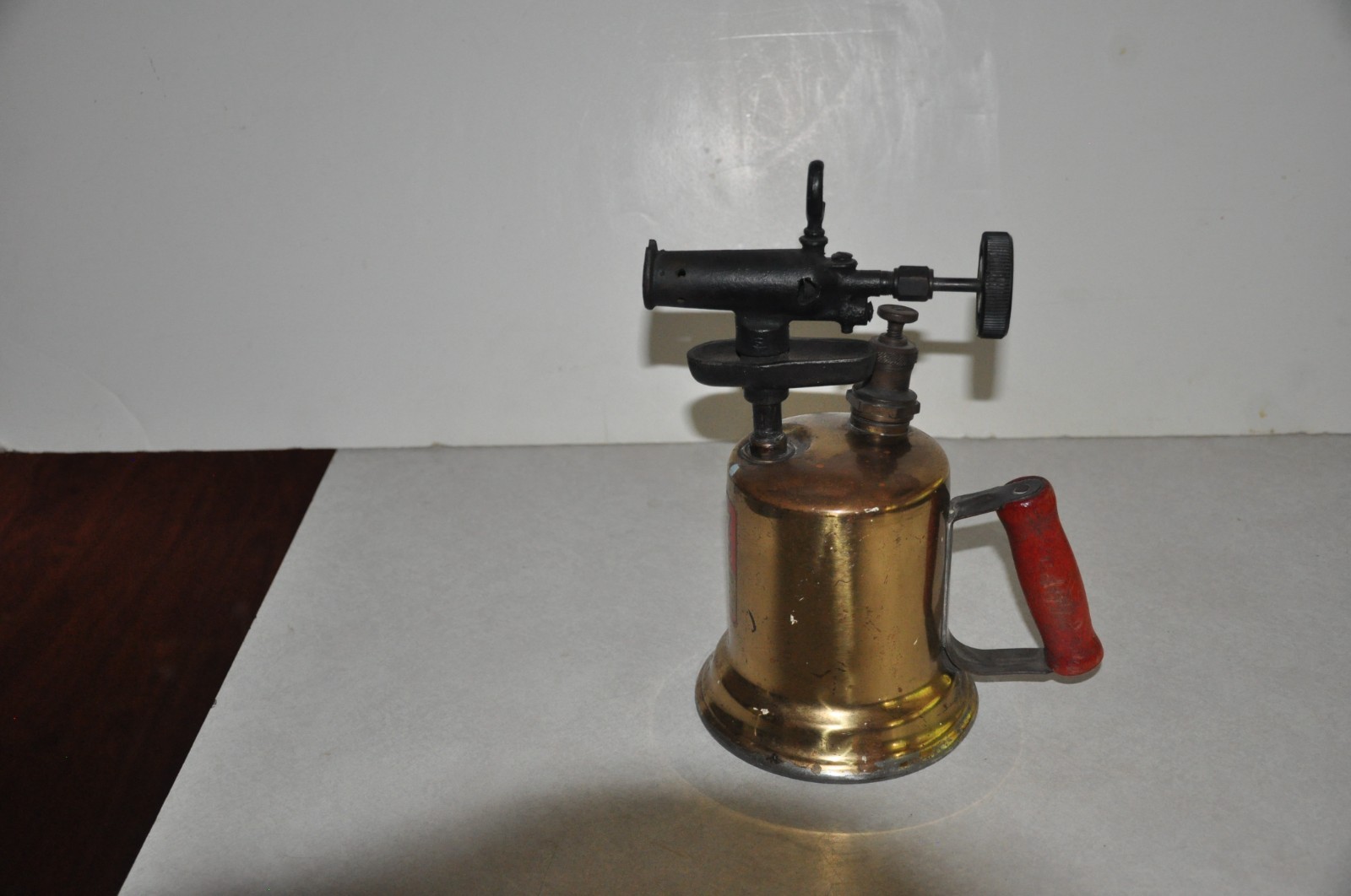 Vintage Otto Bernz Blow Torch All Brass With Sticker