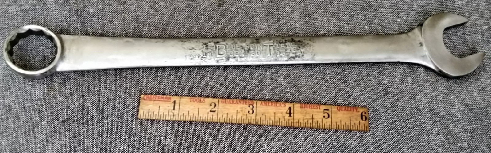 Vintage Blue Point Tools • 15/16” 12 Point Combination Wrench • OEX-30 • USA!