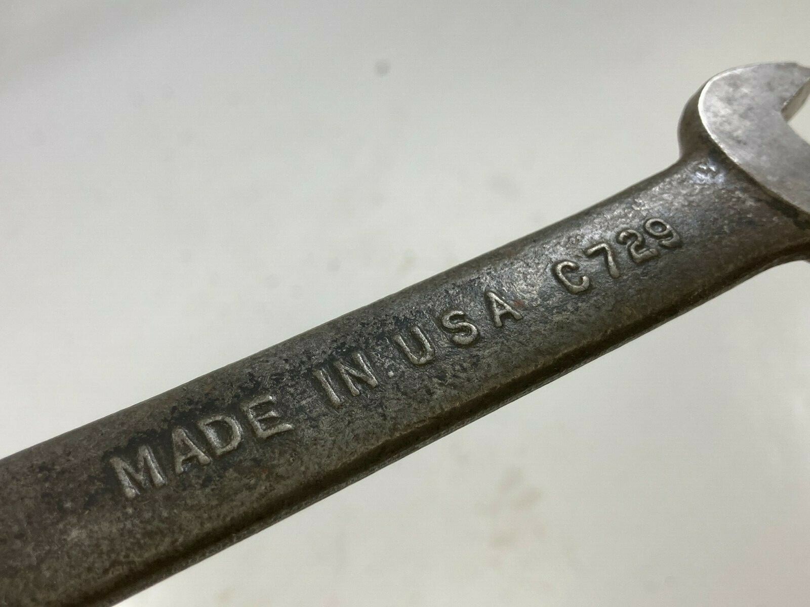 Vintage Billings USA Open Ended Wrench 3/4″ and 5/8″ Model # C729 B&S