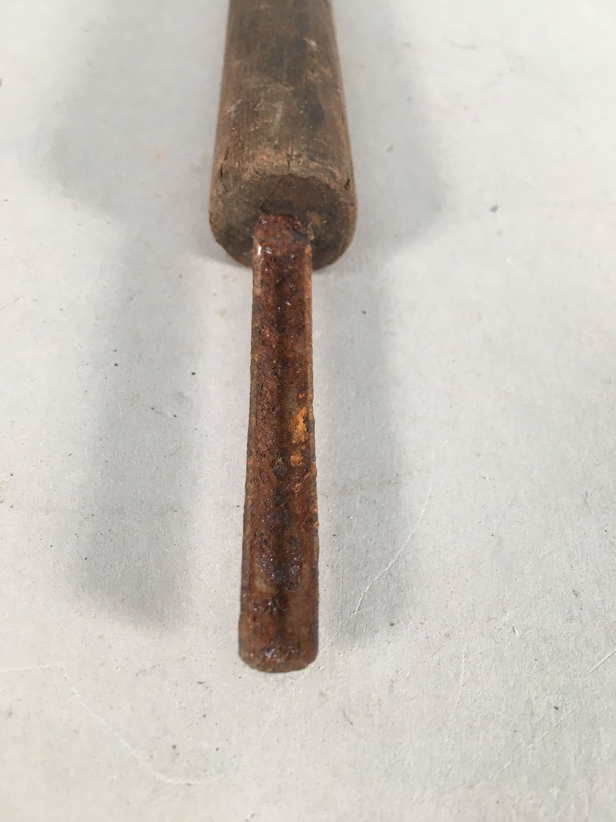 Japanese Chisel Nomi Carpentry Vtg Woodworking Tool 33cm Blade 8mm T149