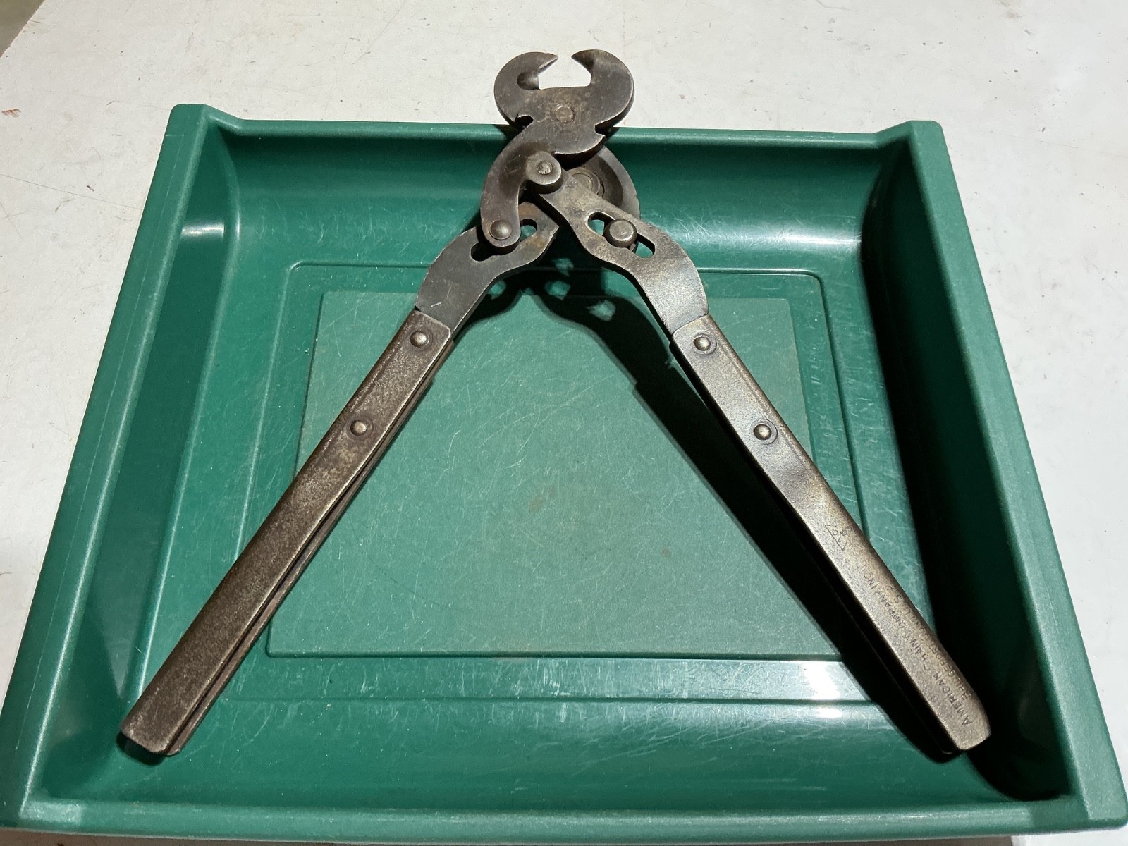 American Chain Co Weed Sturdy Chain Repair Pliers Made in USA