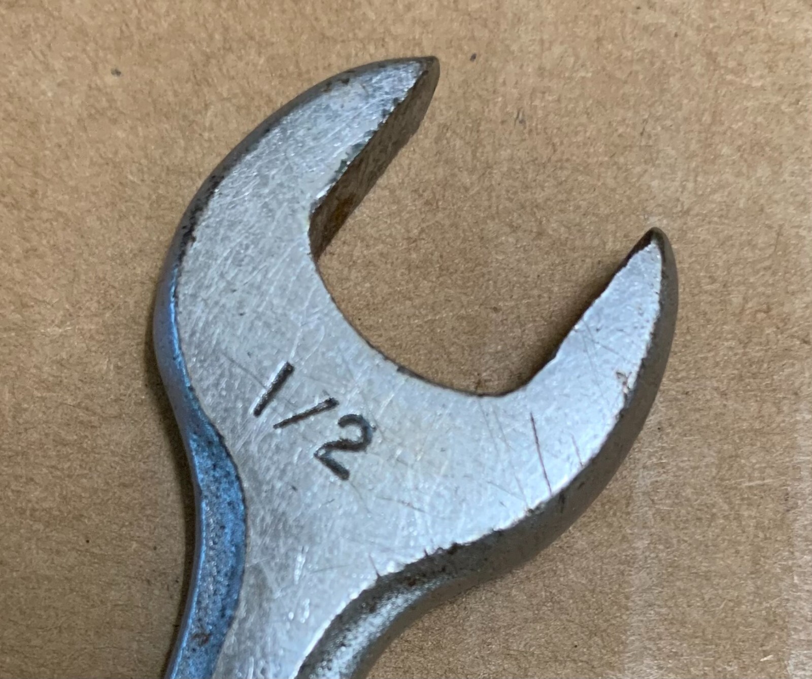 Williams USA Superrench 1725 9/16 1/2 Open End Wrench Vintage tool 5” mechanics