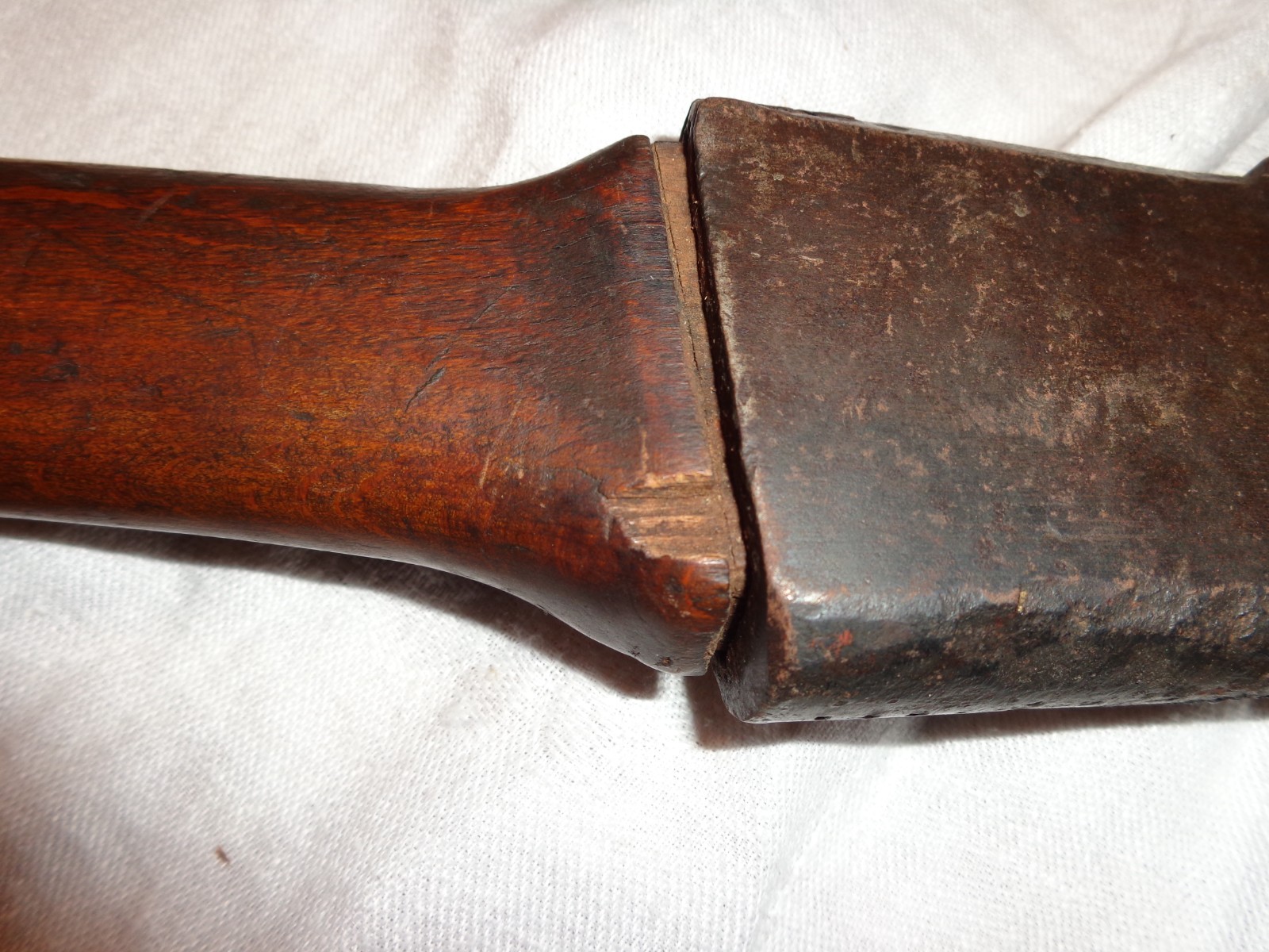 Rare Antique Signed T.H. Braun Goosewing Axe w Multiple Touchmarks