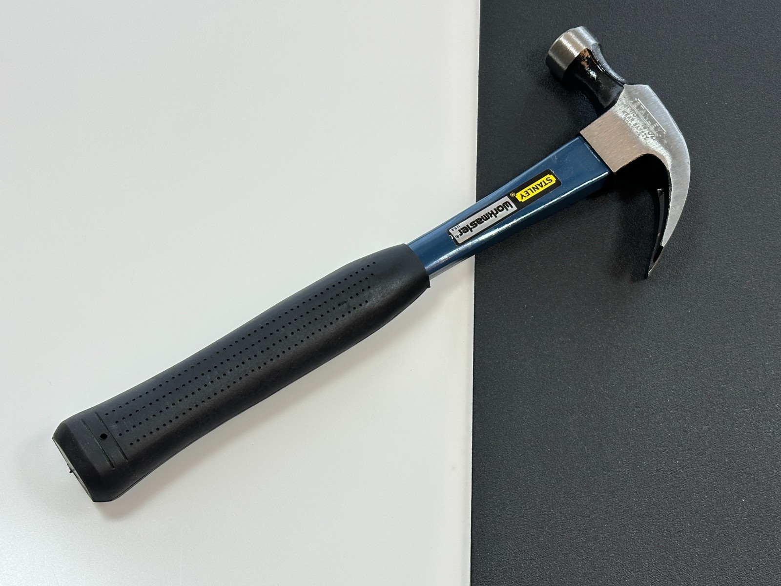NEW Stanley USA 51-110 Workmaster 16oz BLUE Fiberglass Handle Claw Hammer NOS