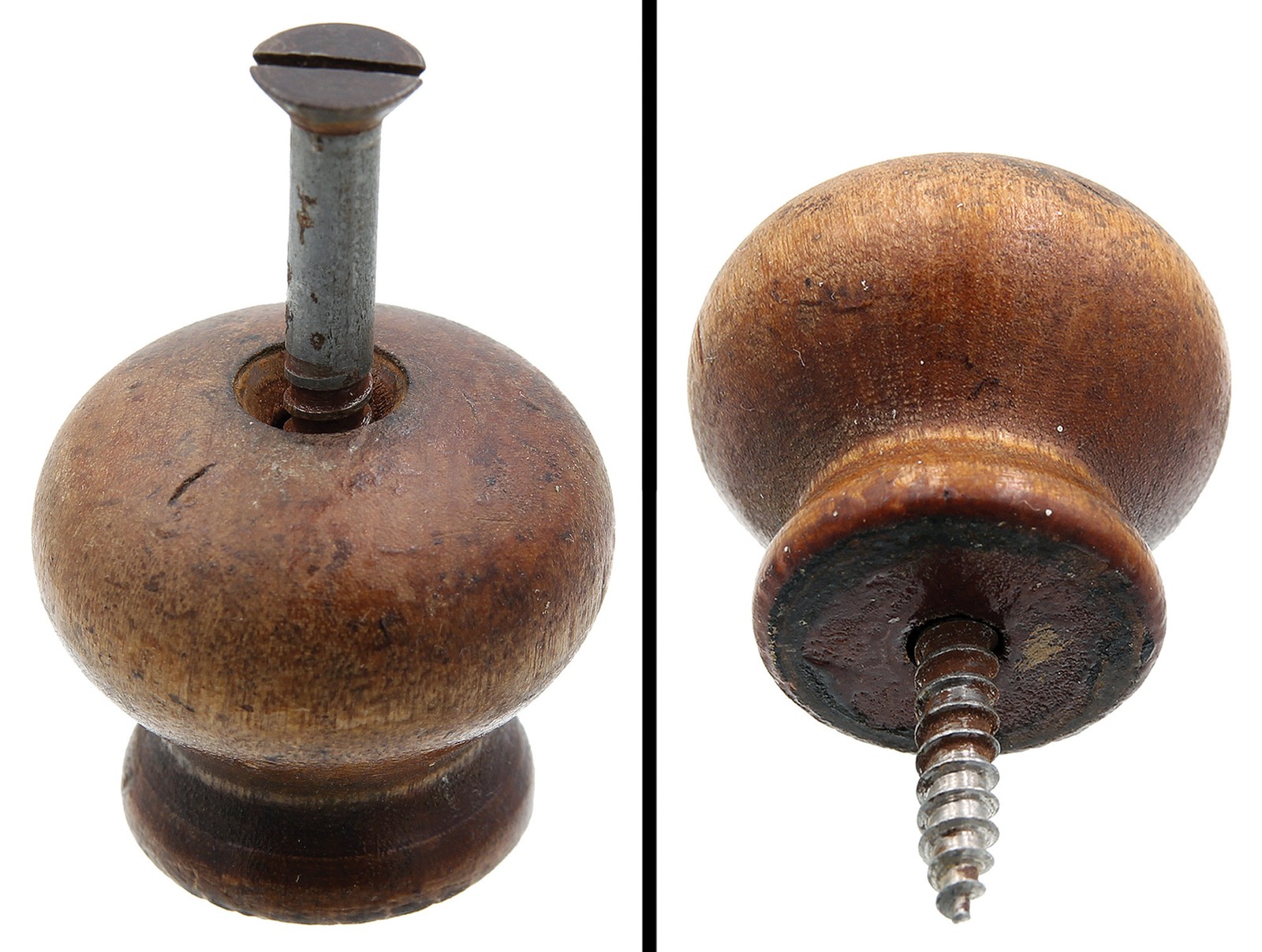 Orig. Beech Front Knob & Screw for Sargent No. 408 Transitional – mjdtoolparts
