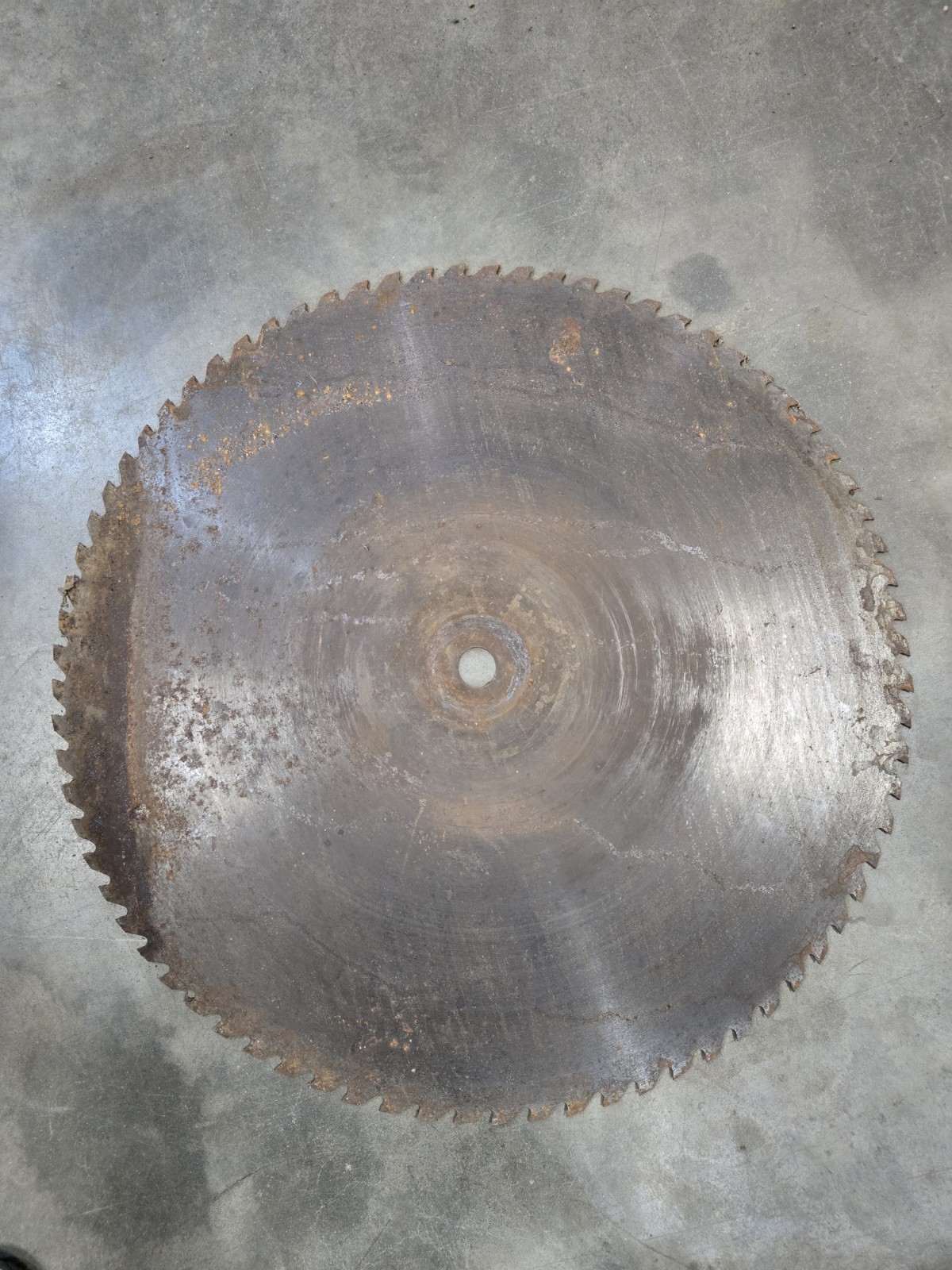 Large Sawmill Buzz Saw Blade 29″ Diameter Solid Sawblade LUMBER Decor Repurpose