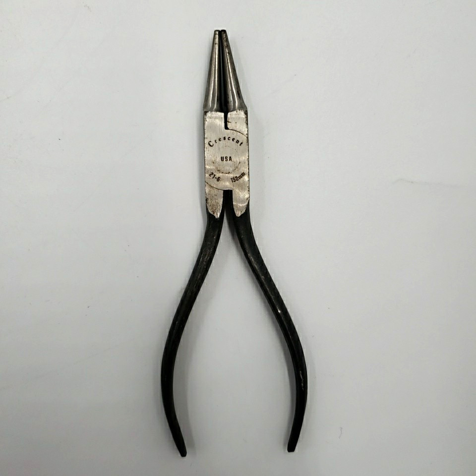 CRESCENT No 21-6 Round Needle Nose Pliers Jewelers Watchmaker Tool Made in USA