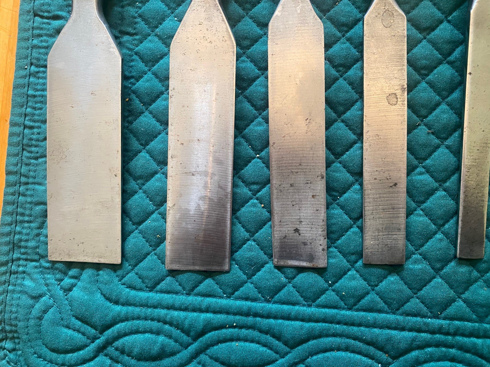 Stanley No. 40 Bevel Edge Bench Chisel Set Of 8