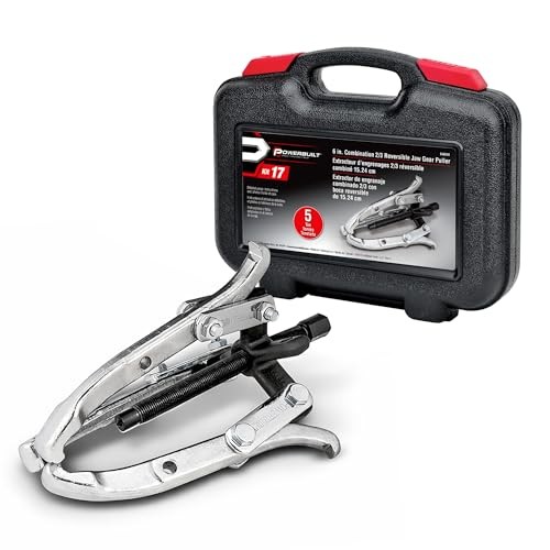 Combo 2/3 Jaw Reversible Gear Puller Set, 6-Inch Reversible Jaws, 6 in.
