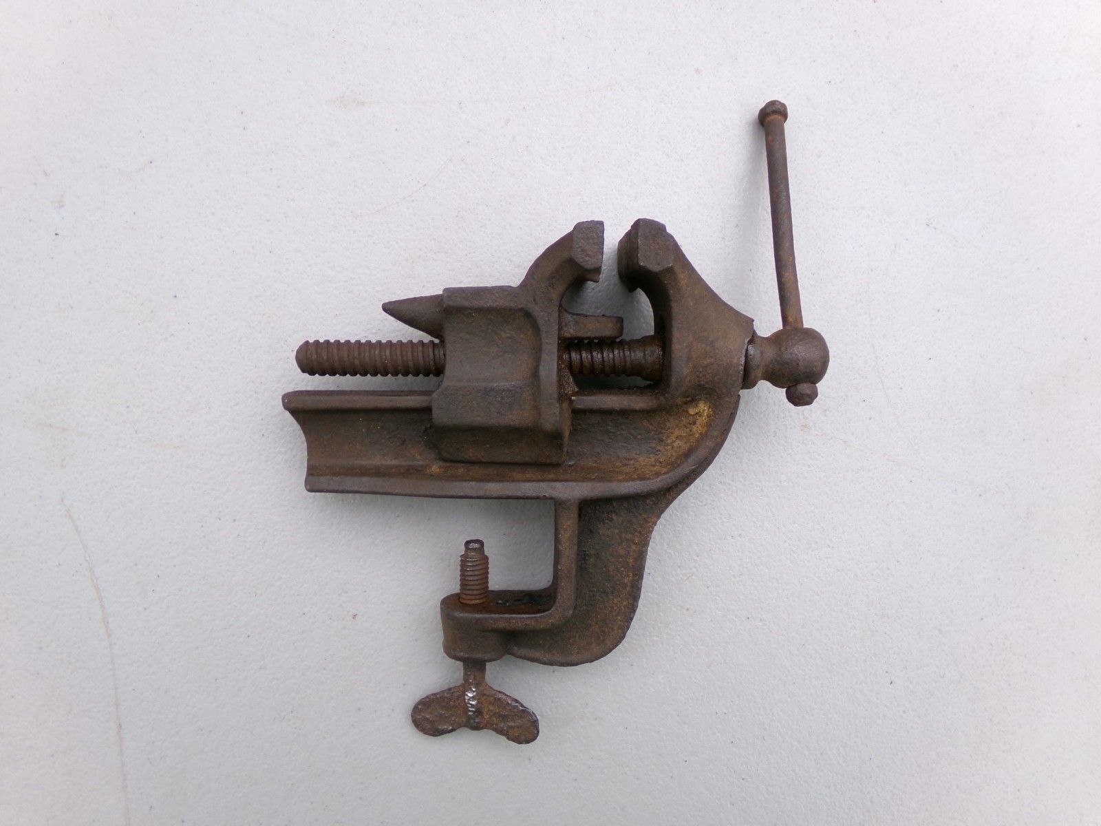 Vintage Mini Jewelers Gunsmith Machinist Vise with Anvil 2 1/8″ Jaws