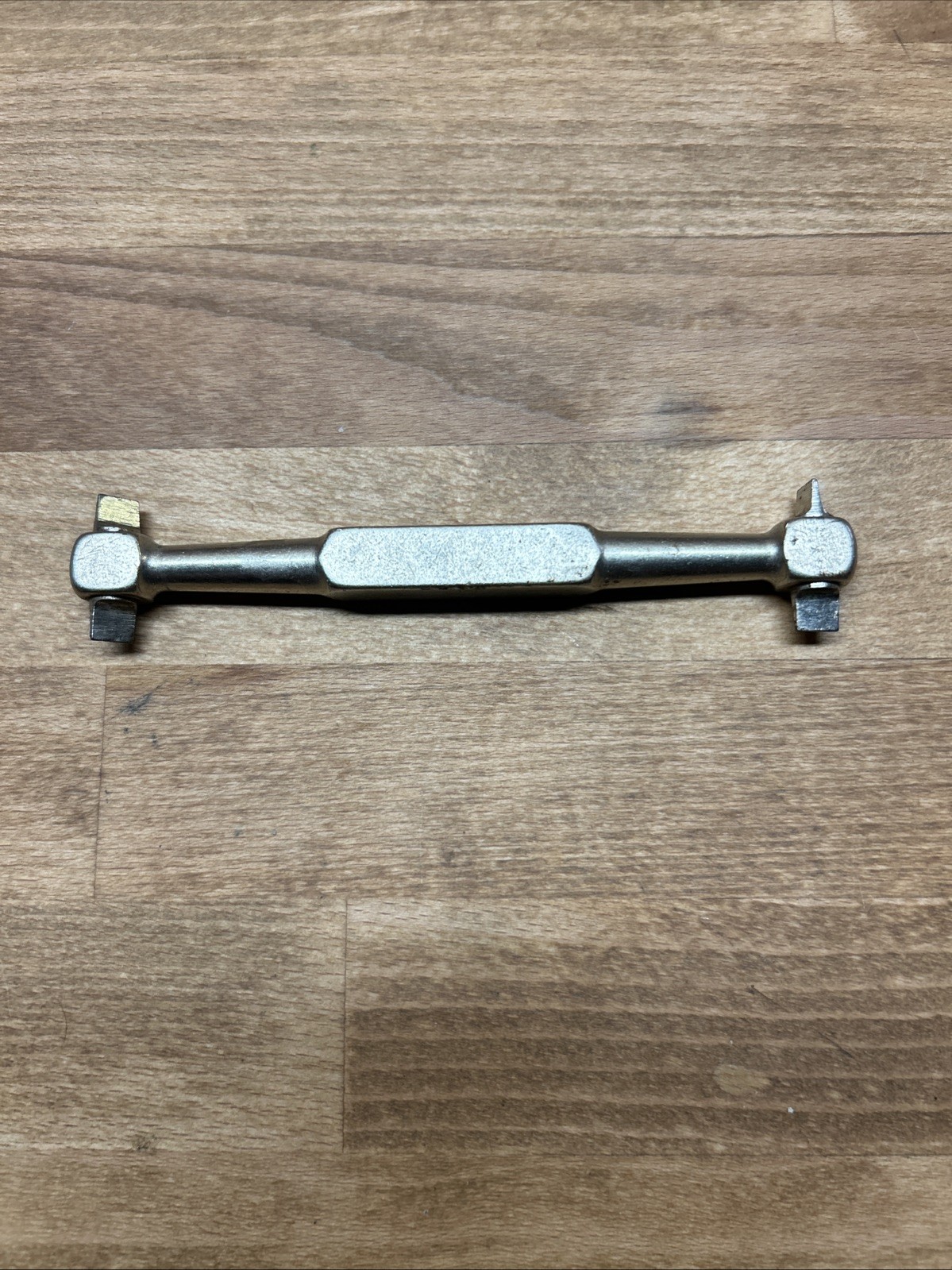 Vintage Millers Falls Co. No. 199 4-Way Cross Wrench USA Made Antique Hand Tool