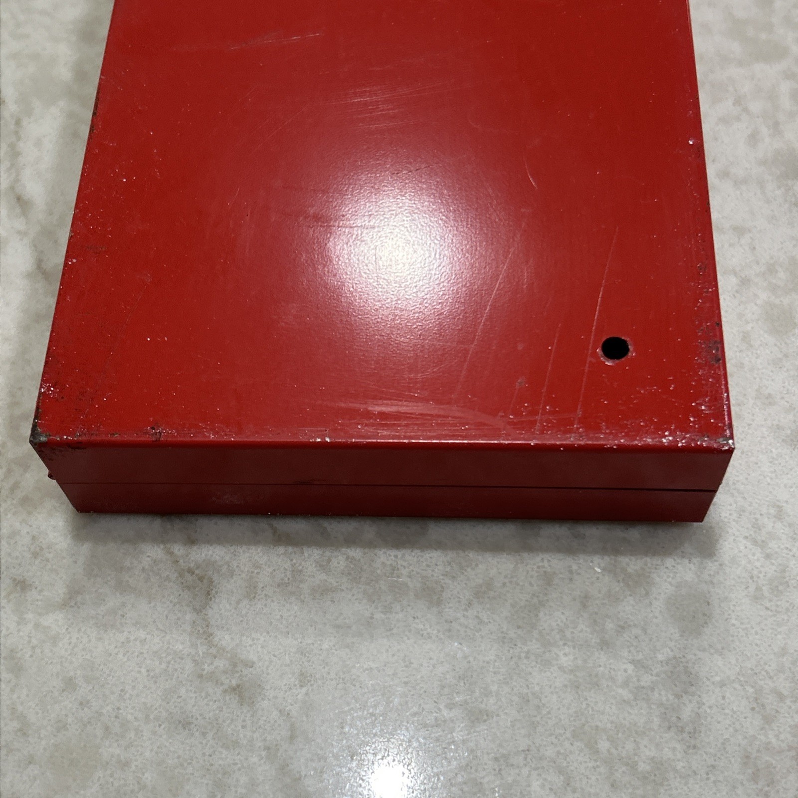 Snap On Tools USA KRA-284B Red Metal Tool Case Box with Plastic Insert Kenosha